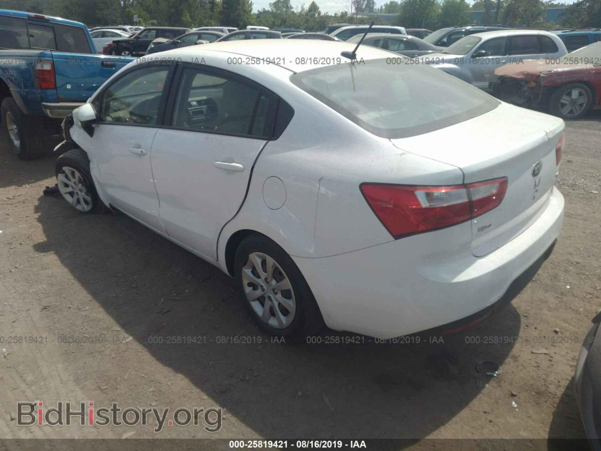2013 KIA RIO - VIN: KNADM4A39D6302828 - Фото 3