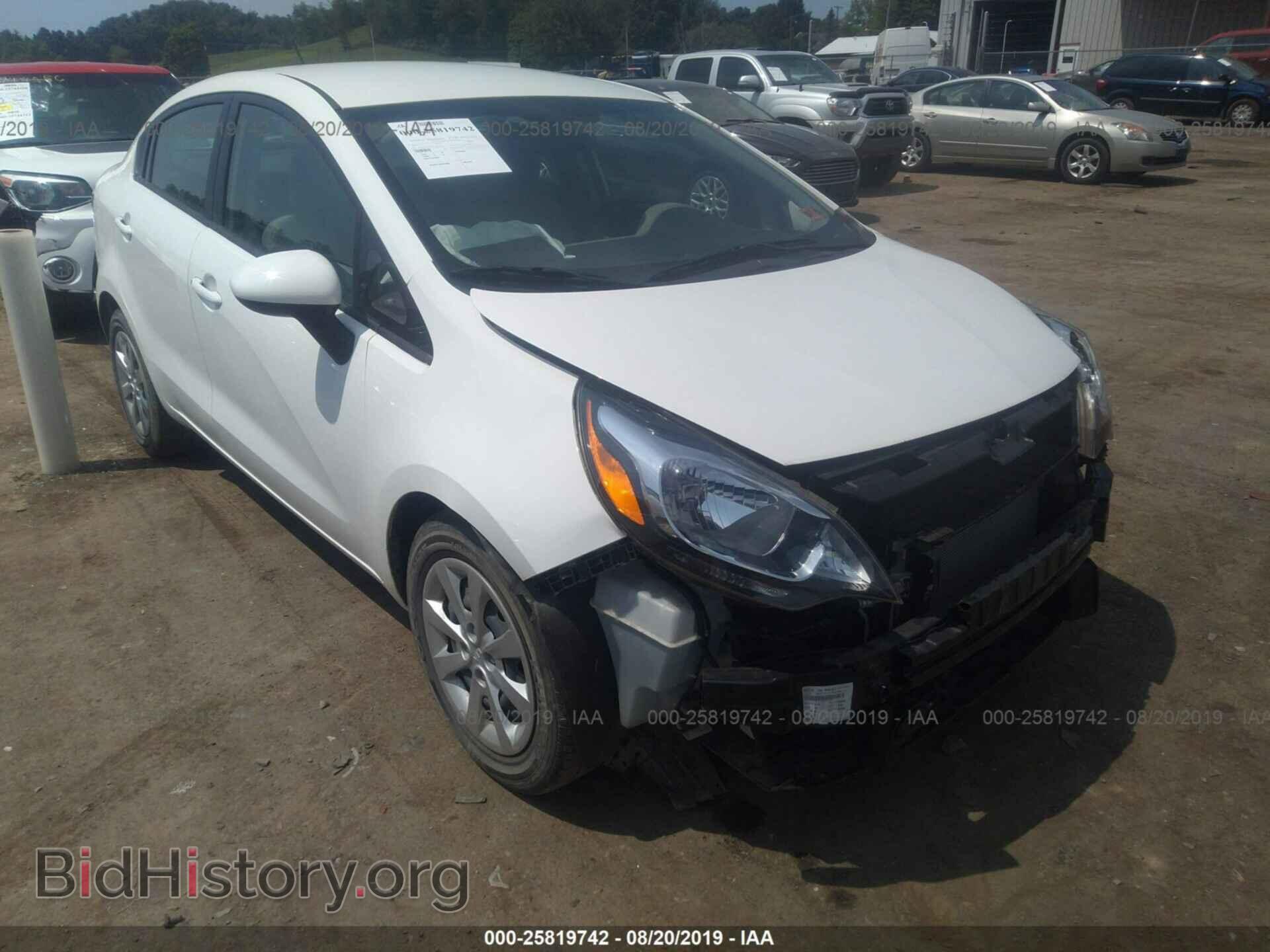 Фотография KNADM4A39E6345163 - KIA RIO 2014