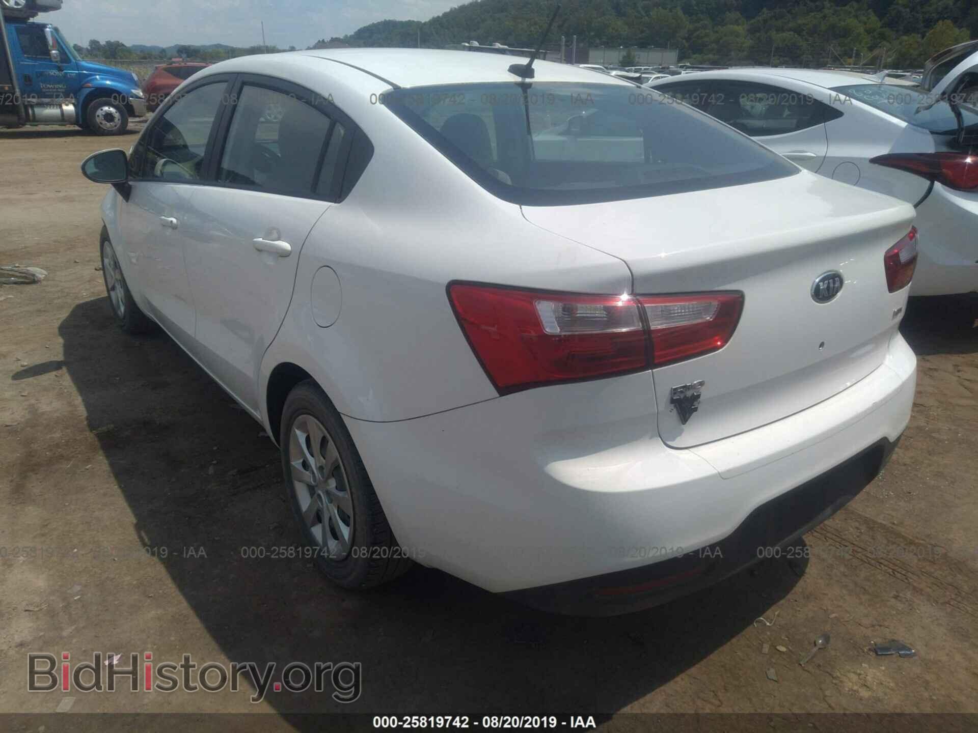 2014 KIA RIO - VIN: KNADM4A39E6345163 - Фото 3