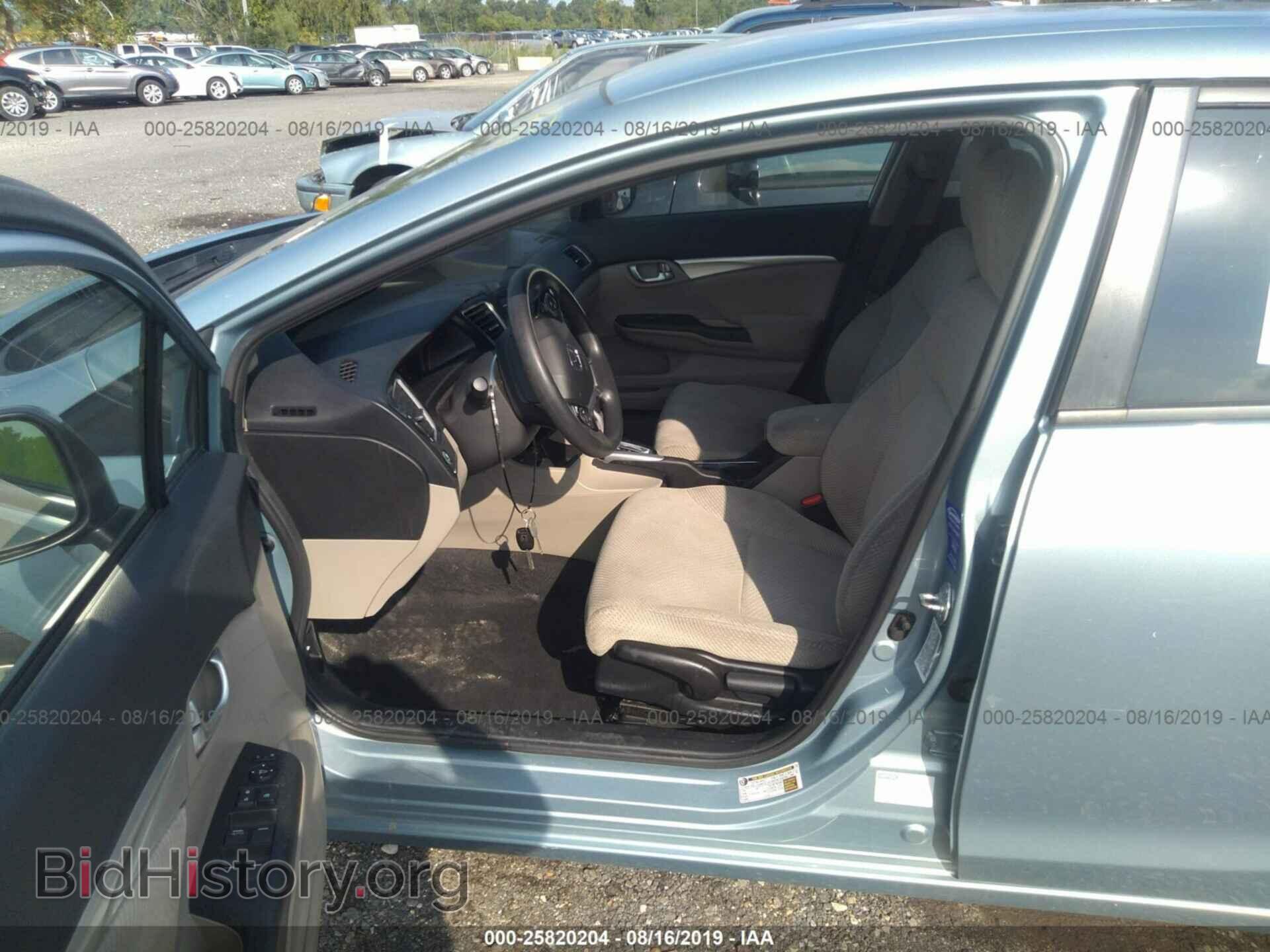 2013 HONDA CIVIC - VIN: 19XFB4F27DE201766 - Фото 5