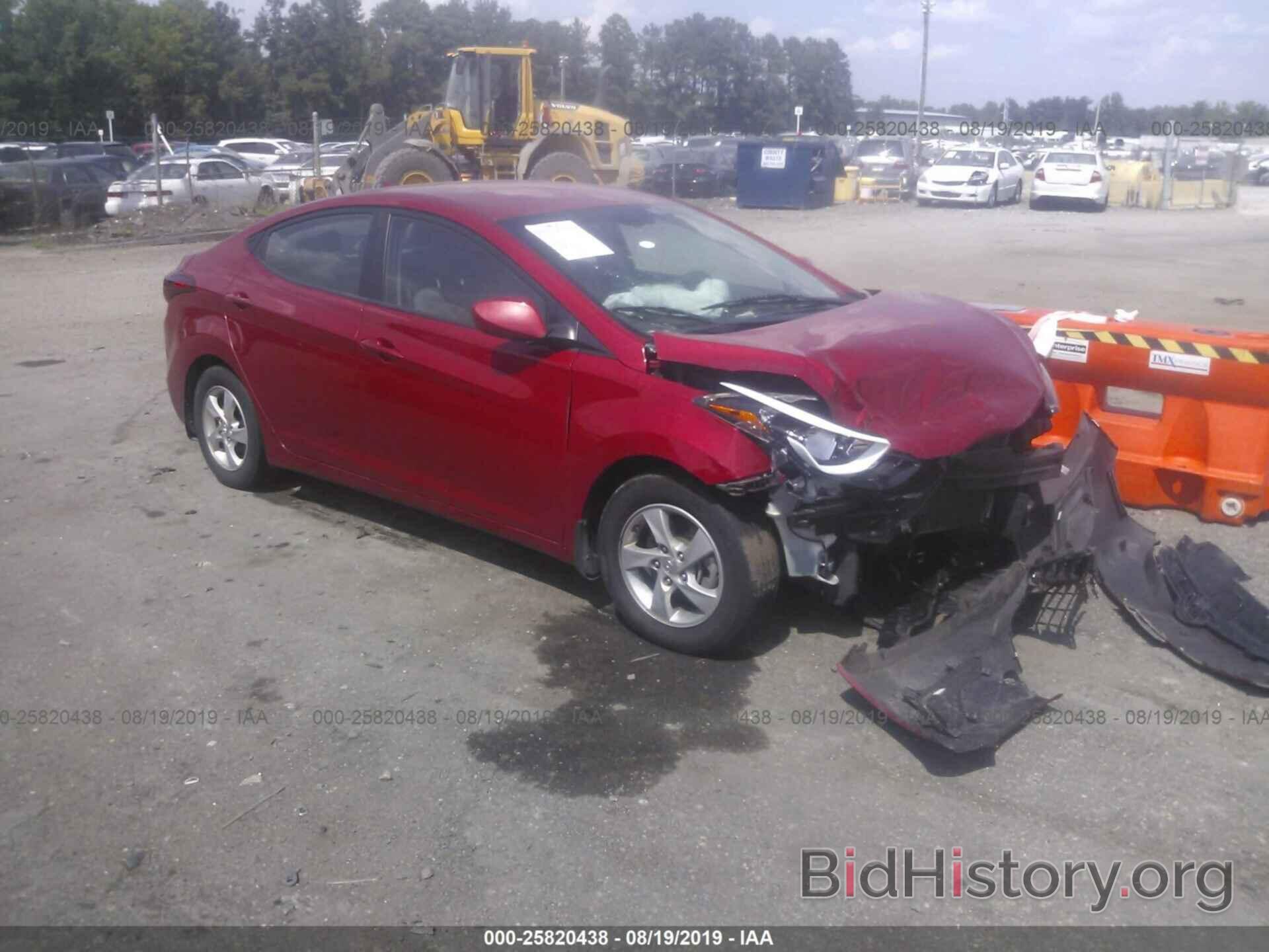 Photo KMHDH4AE5FU416585 - HYUNDAI ELANTRA 2015