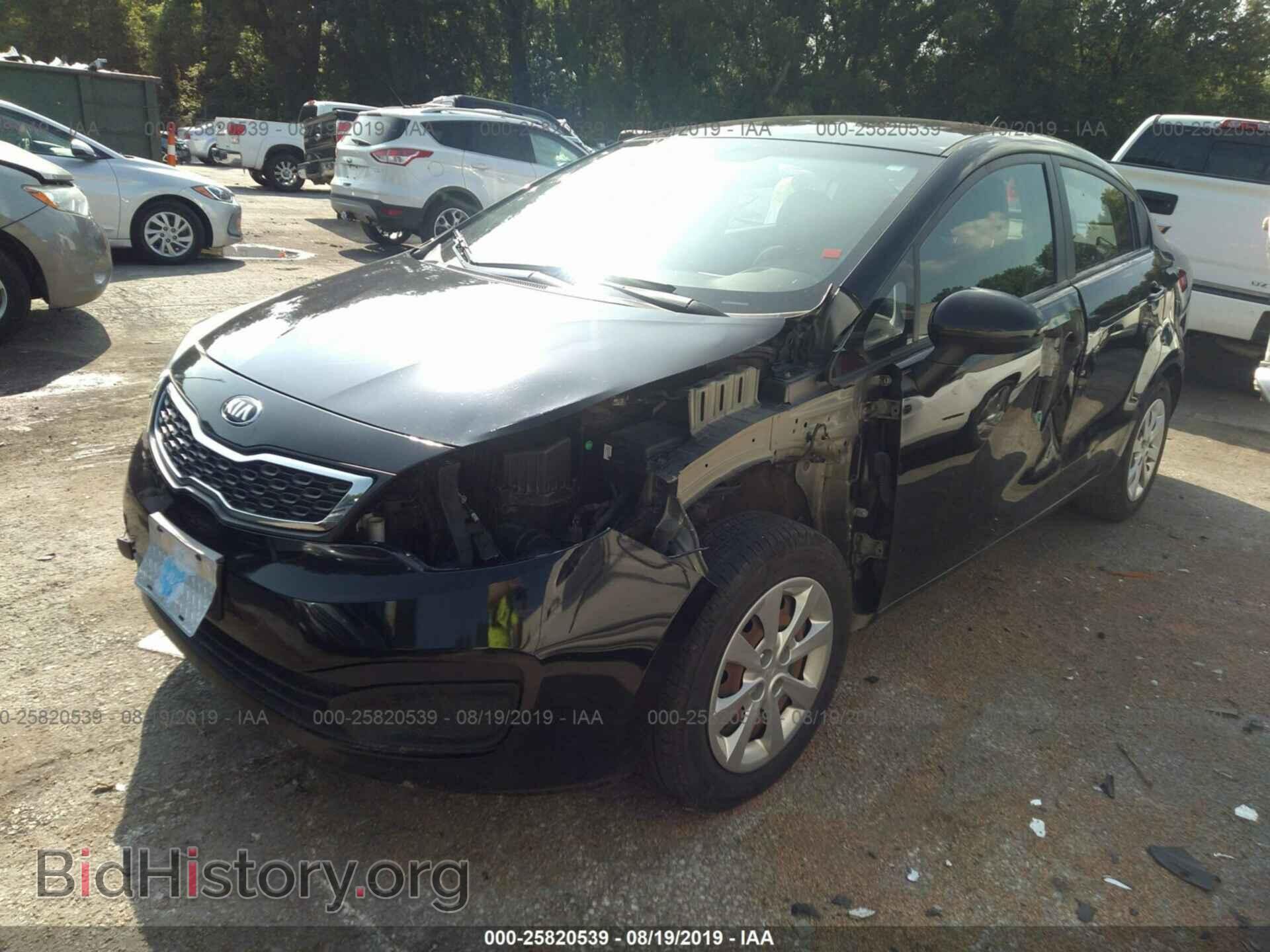 2013 KIA RIO - VIN: KNADN4A36D6197548 - Фото 2