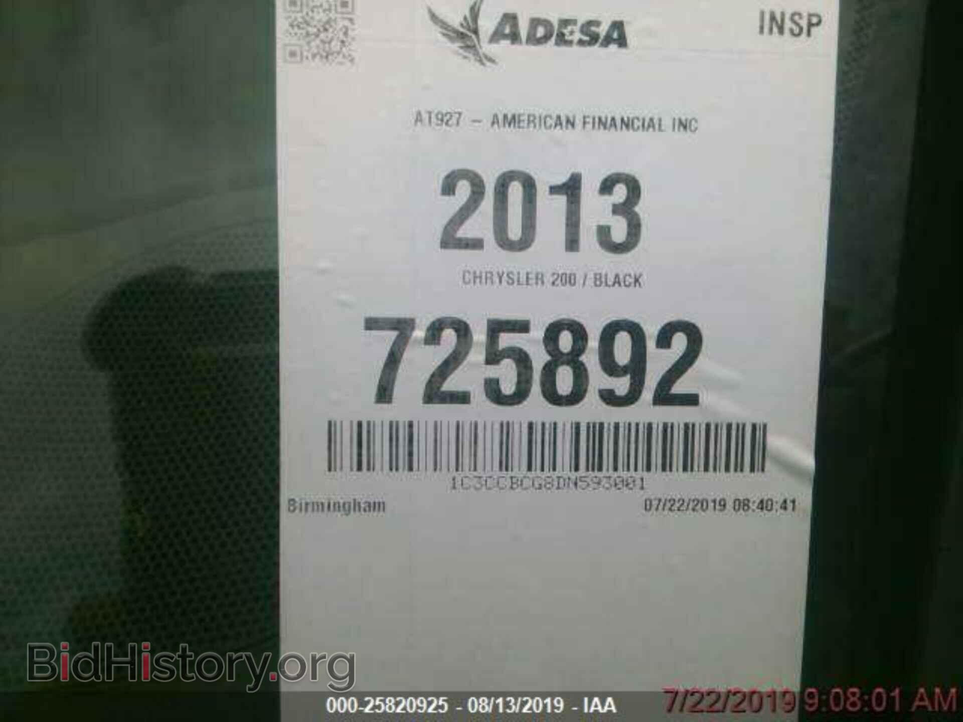 2013 CHRYSLER 200 - VIN: 1C3CCBCG8DN593001 - Photo 5