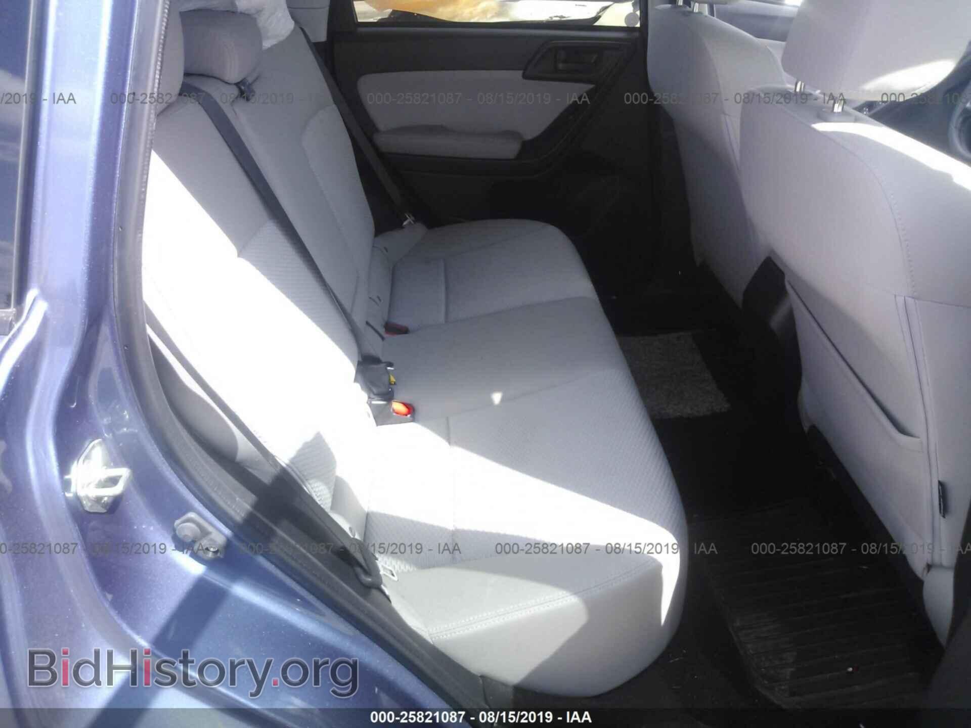 2016 SUBARU FORESTER - VIN: JF2SJADC2GH474531 - Фото 8