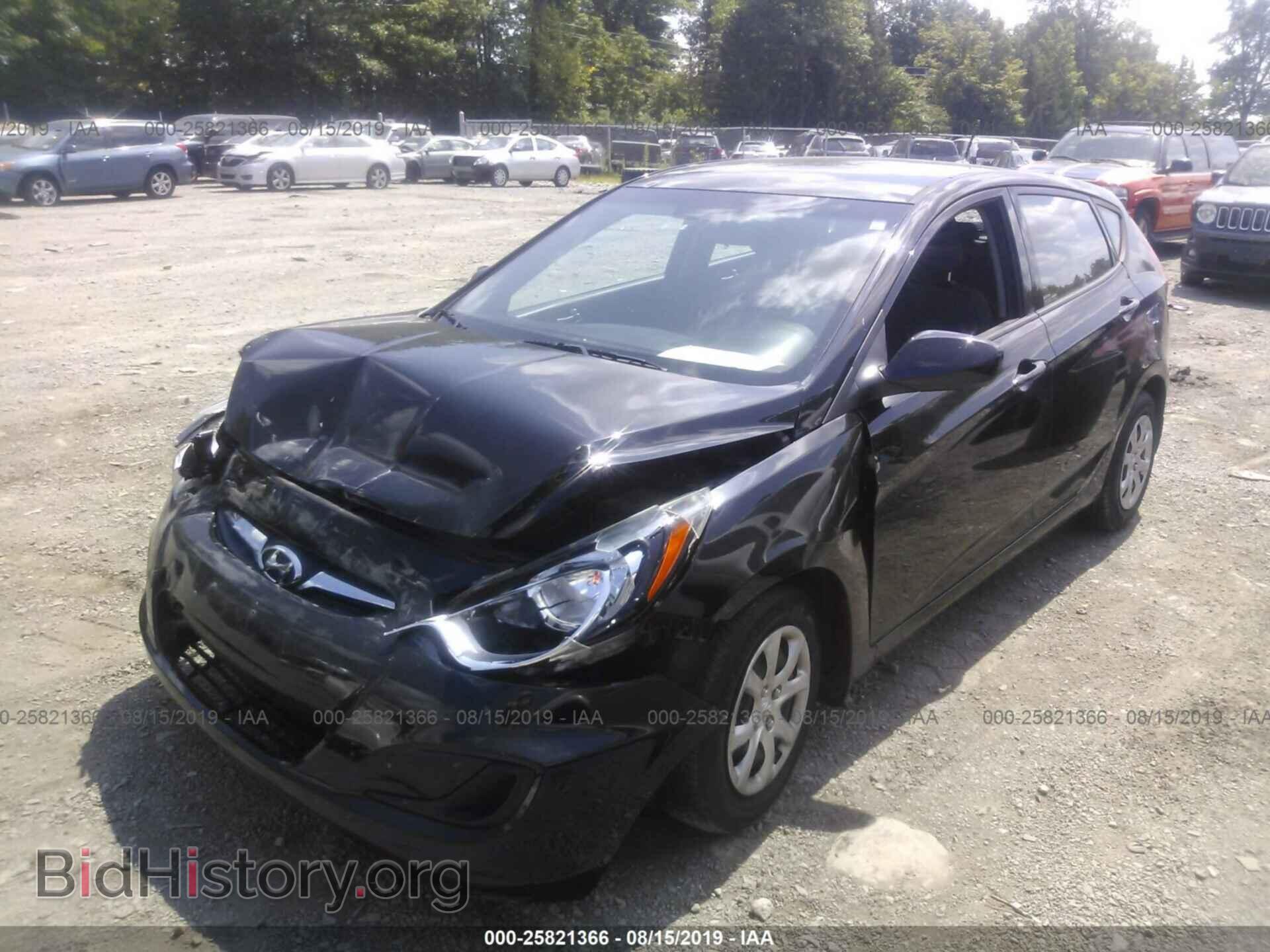 2014 HYUNDAI ACCENT - VIN: KMHCT5AE5EU193916 - Фото 2