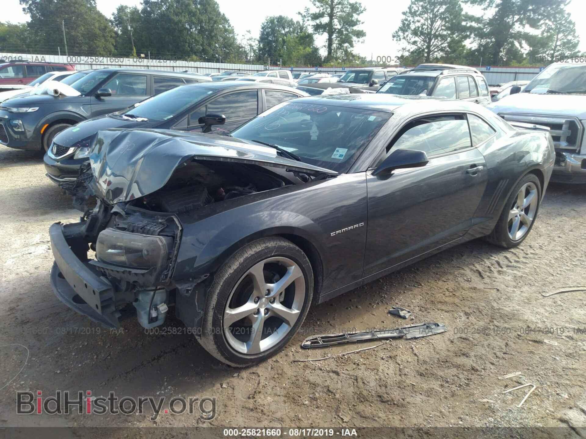 2014 CHEVROLET CAMARO - VIN: 2G1FC1E36E9123320 - Фото 2