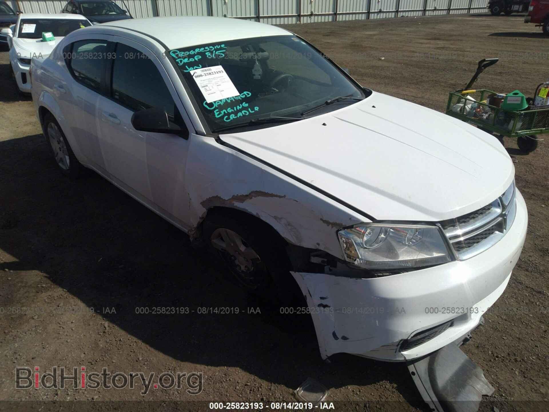 Photo 1C3CDZAB2DN567233 - DODGE AVENGER 2013
