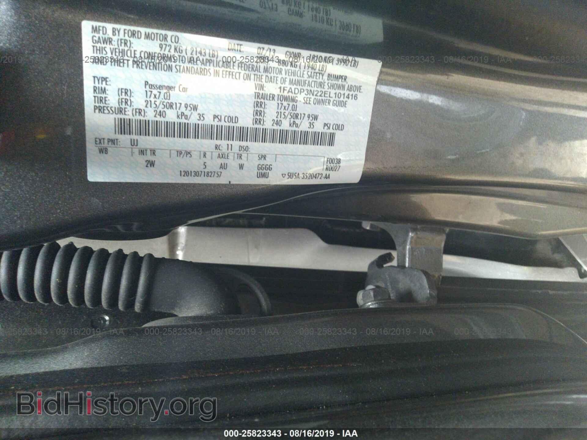 2014 FORD FOCUS - VIN: 1FADP3N22EL101416 - Photo 9