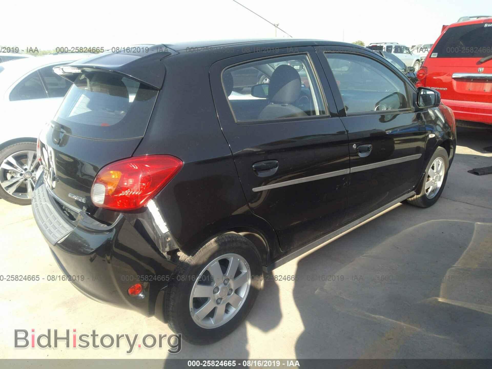 2014 MITSUBISHI MIRAGE - VIN: ML32A4HJ8EH022415 - Фото 4