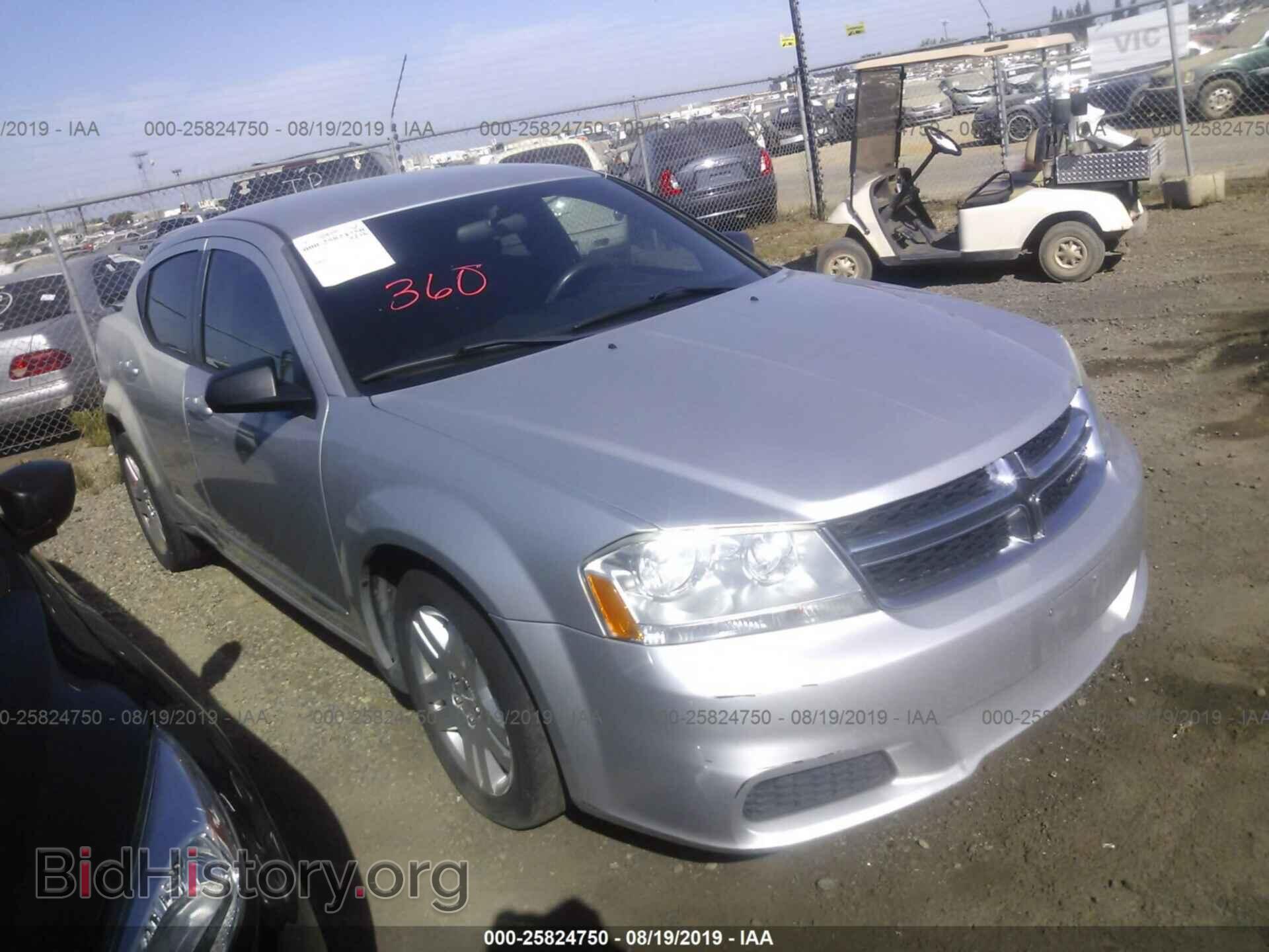Photo 1C3CDZAB0CN230879 - DODGE AVENGER 2012