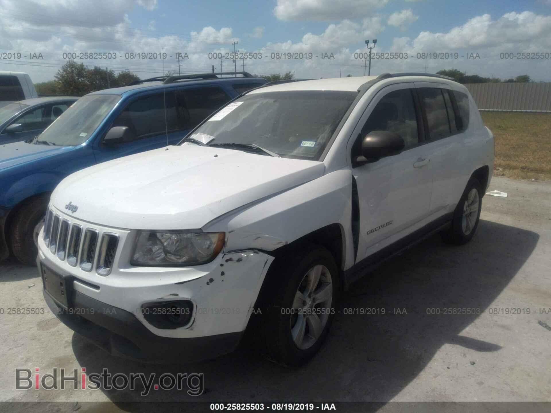 2012 JEEP COMPASS - VIN: 1C4NJDBB7CD666570 - Фото 2