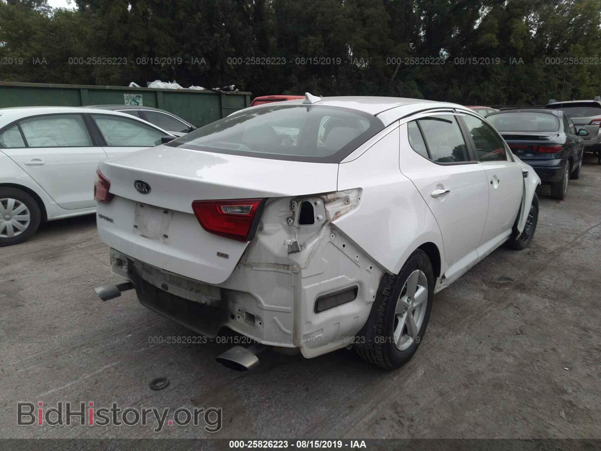2015 KIA OPTIMA - VIN: KNAGM4A75F5556853 - Фото 4