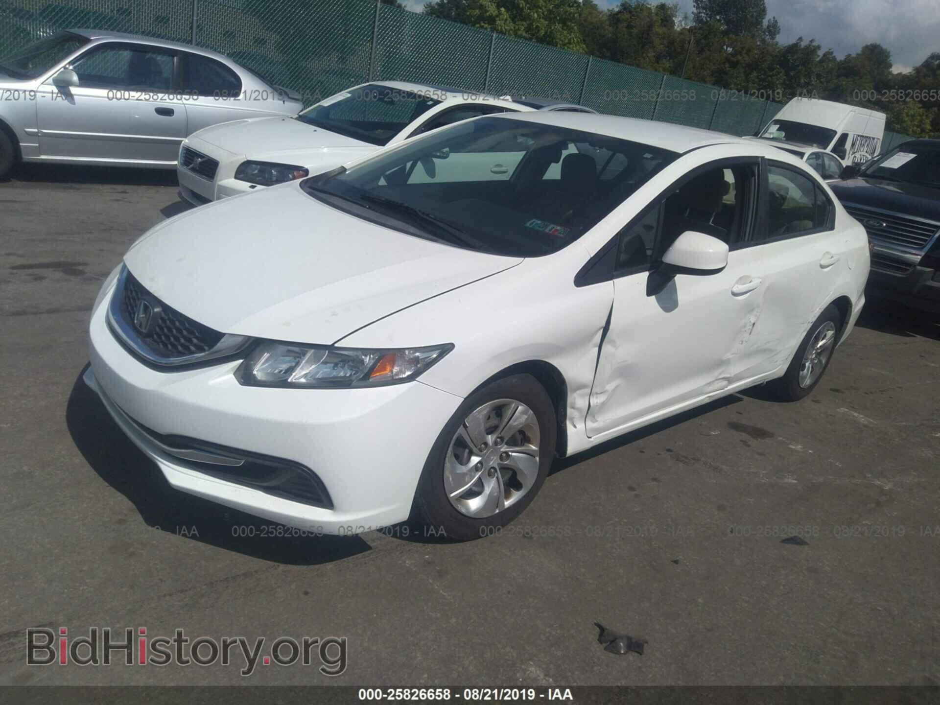 2013 HONDA CIVIC - VIN: 2HGFB2F5XDH594876 - Фото 2