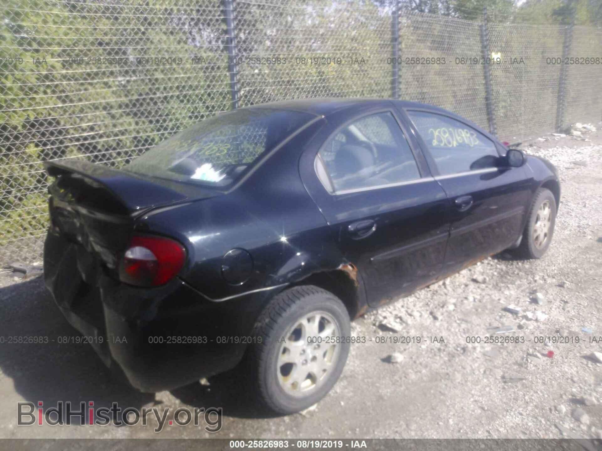 2005 DODGE NEON - VIN: 1B3ES56C05D250354 - Фото 4