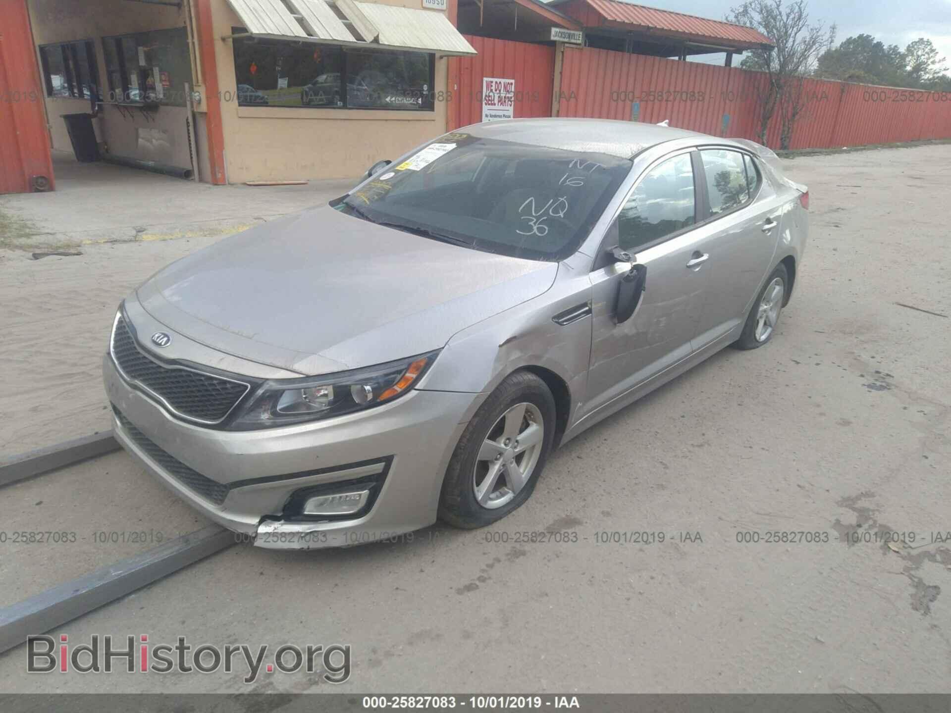 2015 KIA OPTIMA - VIN: 5XXGM4A77FG462634 - Photo 2