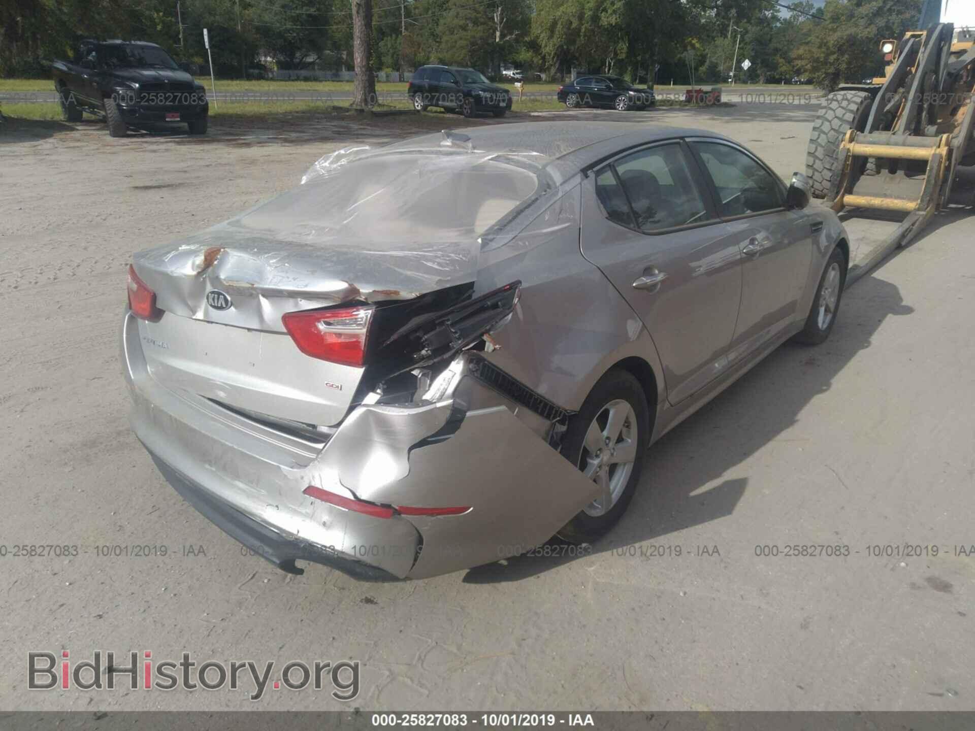2015 KIA OPTIMA - VIN: 5XXGM4A77FG462634 - Photo 4