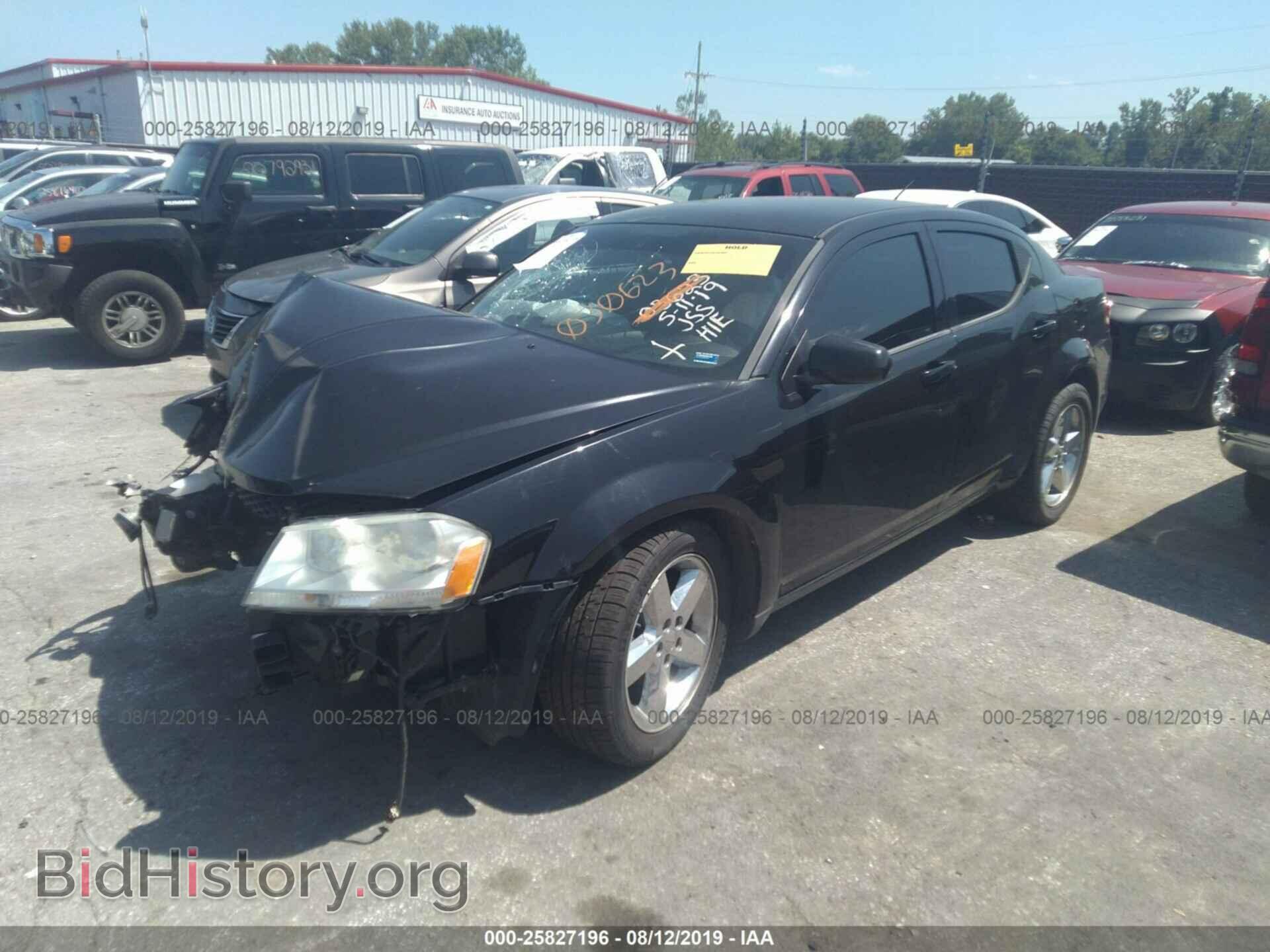 2011 DODGE AVENGER - VIN: 1B3BD2FG4BN544392 - Фото 2