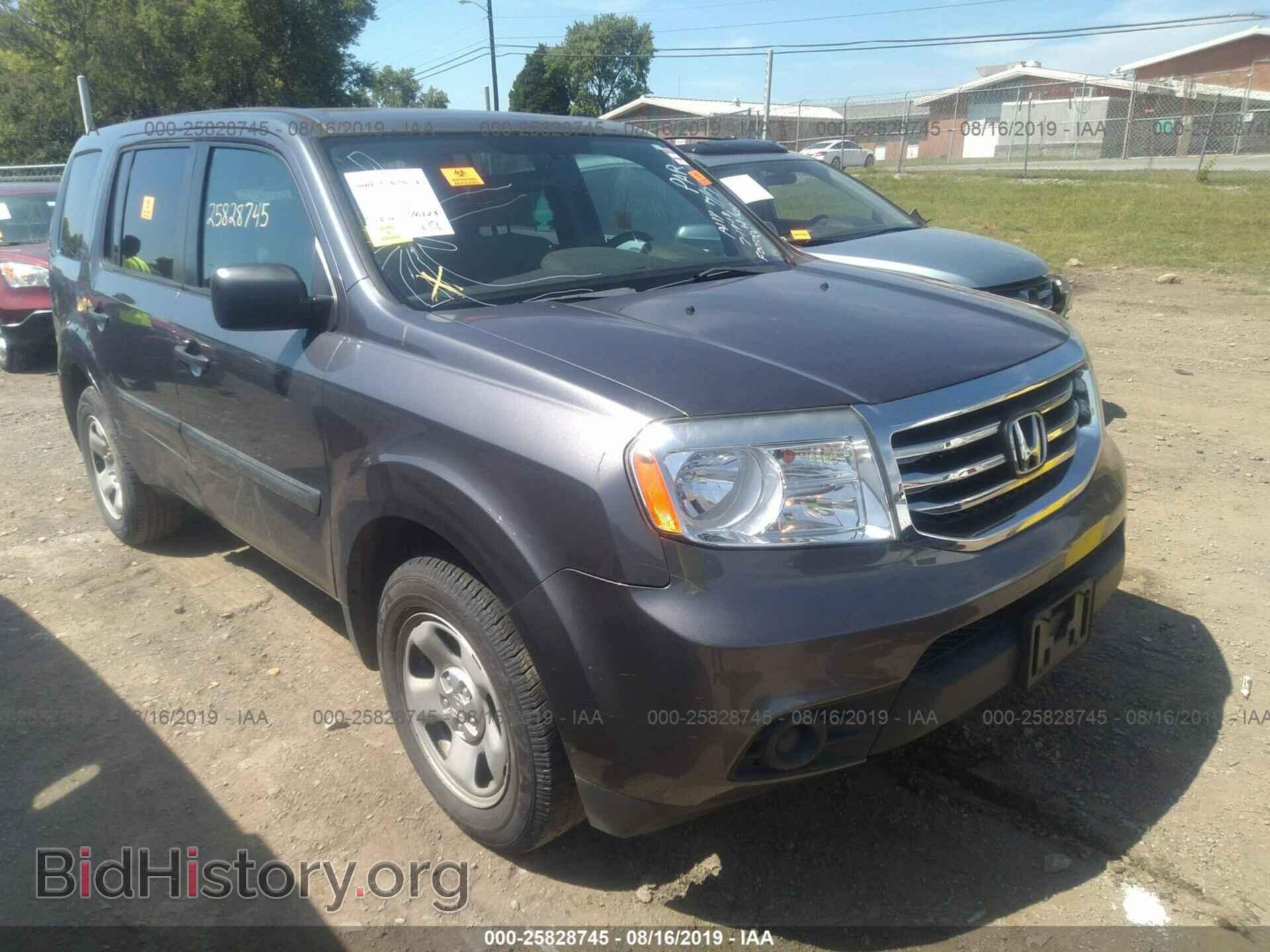 Photo 5FNYF3H27FB012424 - HONDA PILOT 2015