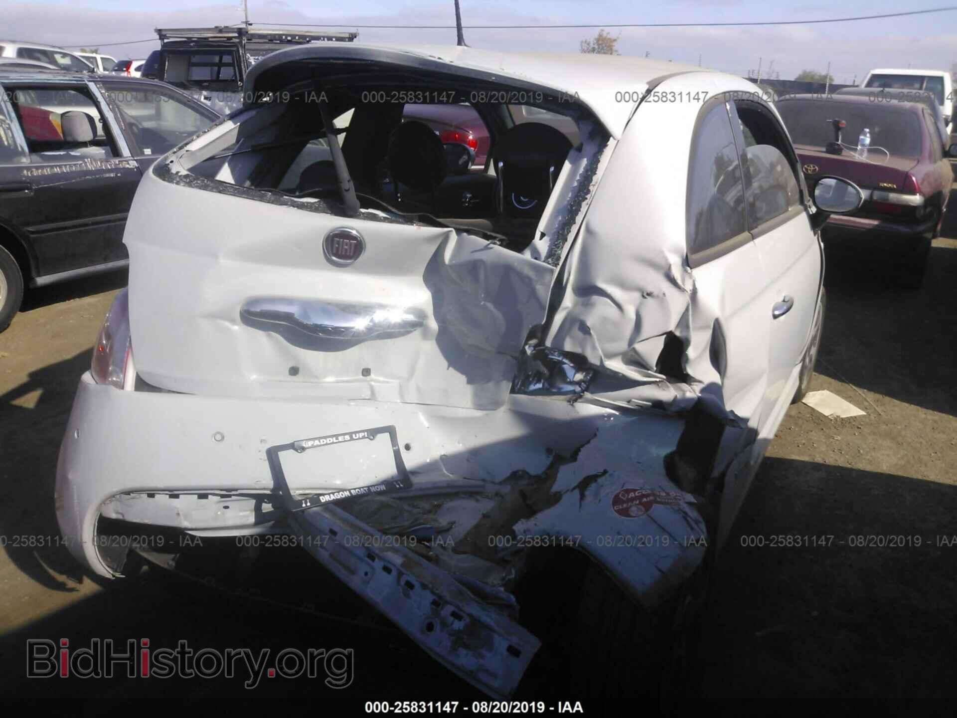 2017 FIAT 500 - VIN: 3C3CFFGE1HT546020 - Фото 4