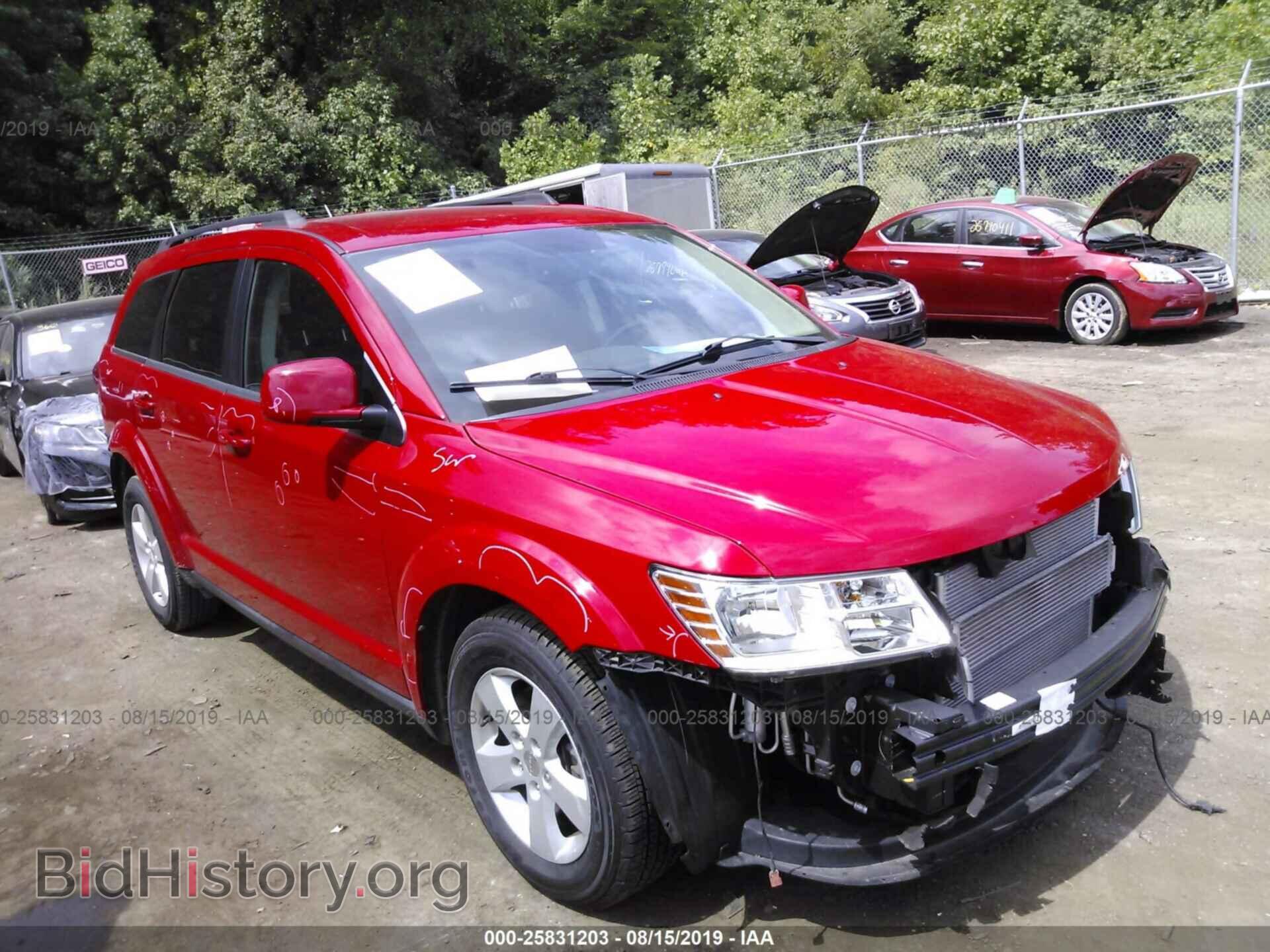 Фотография 3C4PDCBB3CT361524 - DODGE JOURNEY 2012