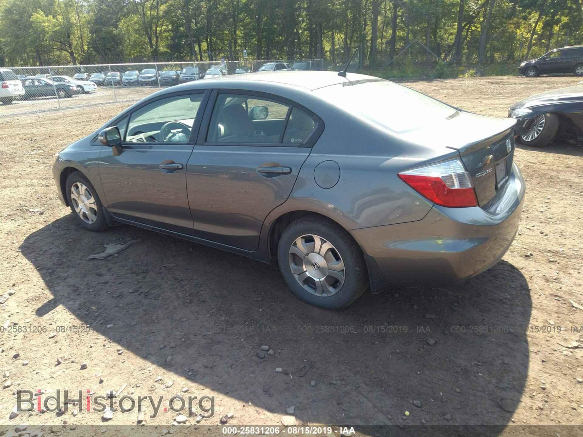 2012 HONDA CIVIC - VIN: JHMFB4F21CS004747 - Фото 3