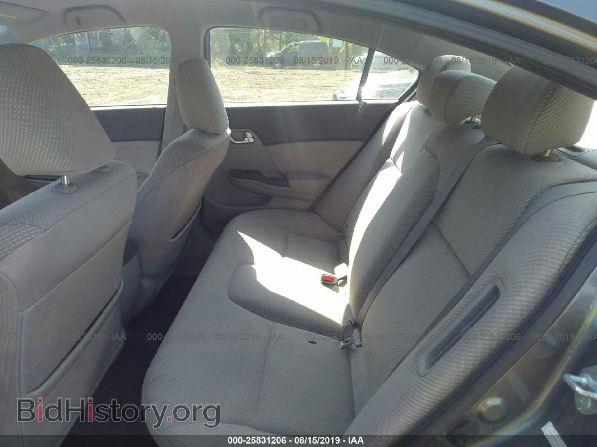 2012 HONDA CIVIC - VIN: JHMFB4F21CS004747 - Фото 8