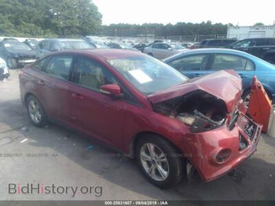 2013 Ford FOCUS SE, красный — VIN 1FADP3F26DL293985, IAAI