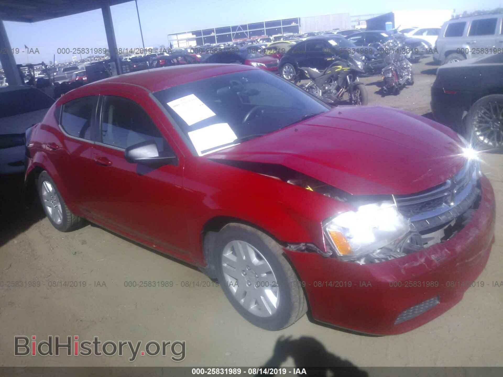 Photo 1C3CDZAB8DN572386 - DODGE AVENGER 2013
