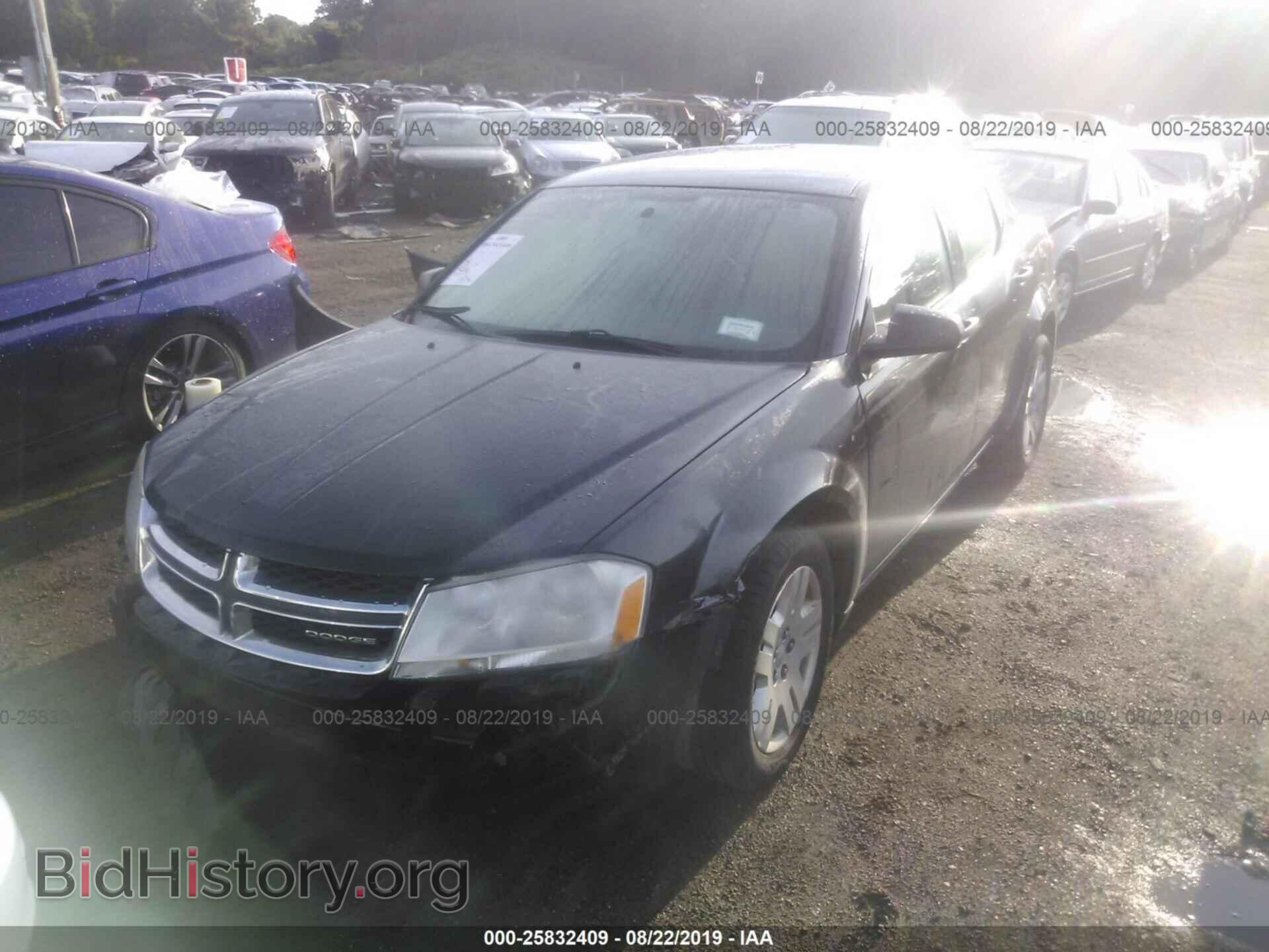 2011 DODGE AVENGER - VIN: 1B3BD4FB7BN501455 - Фото 2