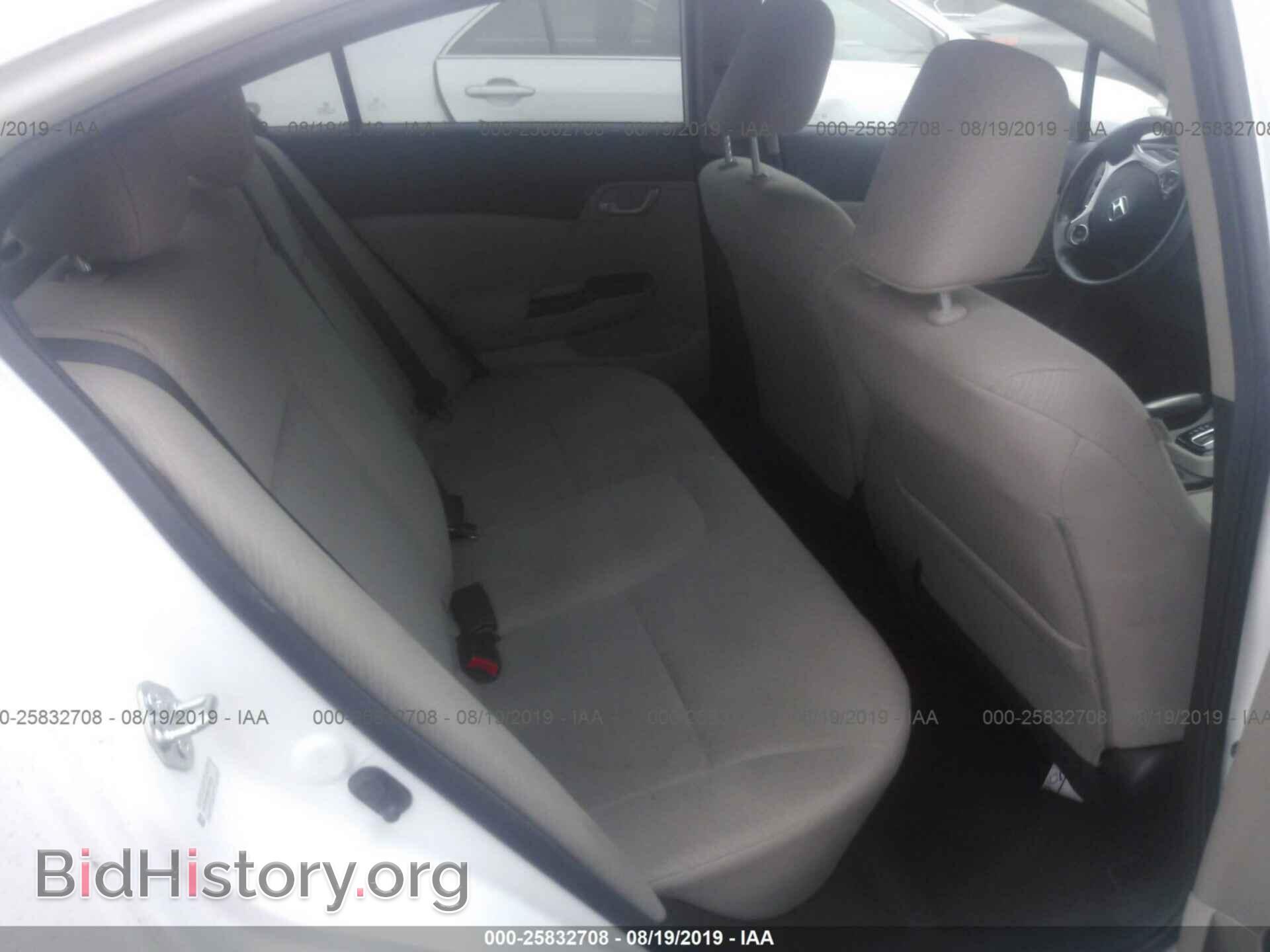 2013 HONDA CIVIC - VIN: 19XFB2F58DE278029 - Фото 8