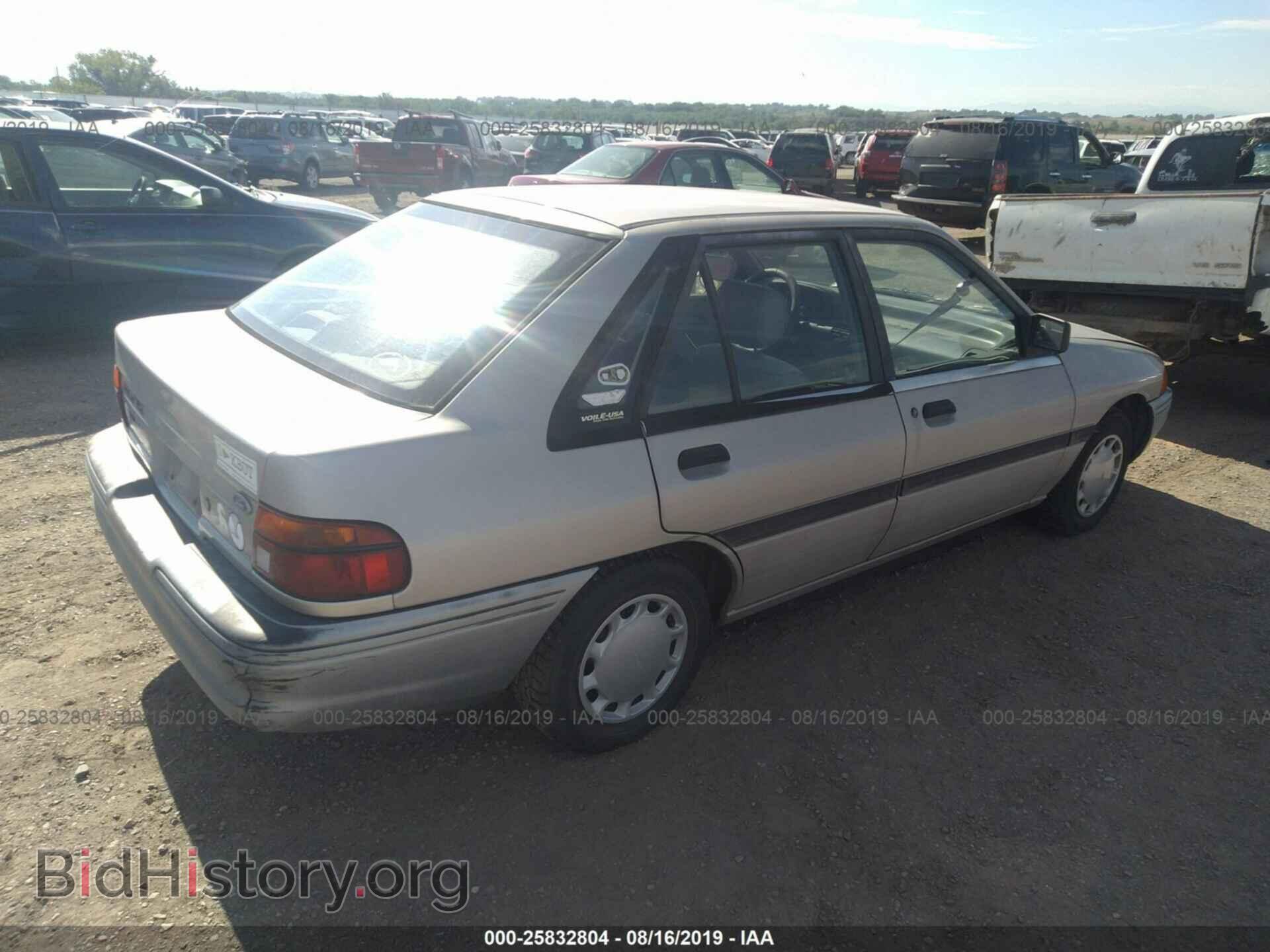 1991 FORD ESCORT - VIN: 1FAPP14J4MW388944 - Фото 4