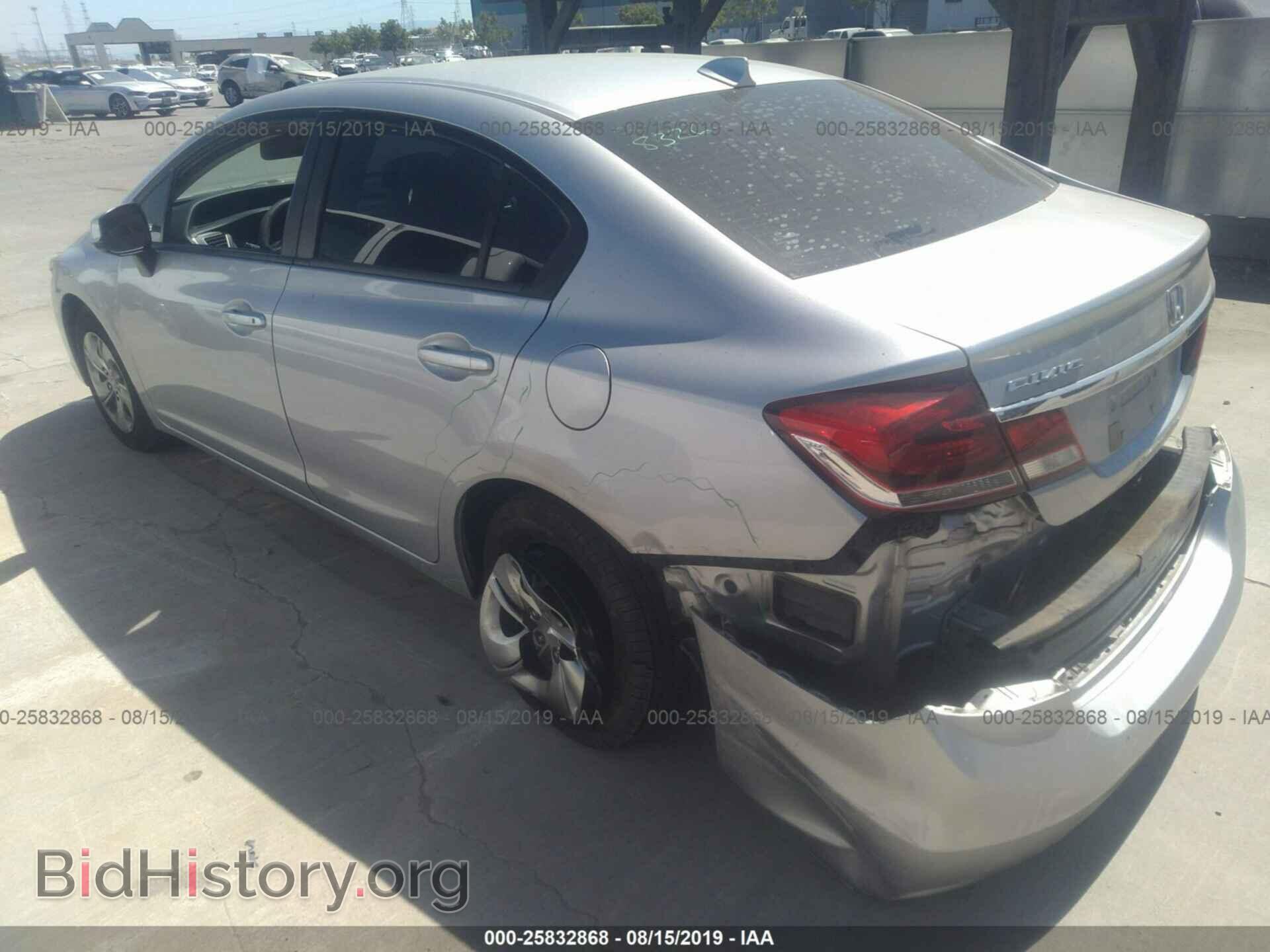 2013 HONDA CIVIC - VIN: 19XFB2F58DE202567 - Фото 3