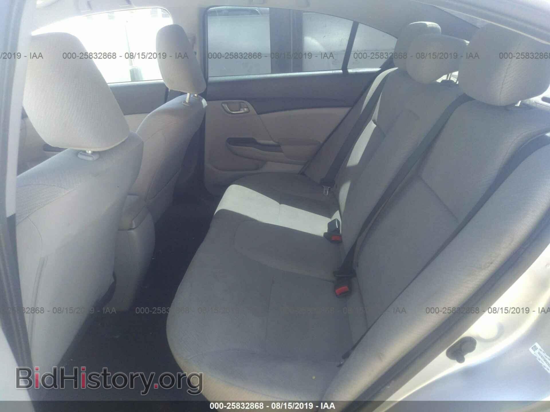 2013 HONDA CIVIC - VIN: 19XFB2F58DE202567 - Фото 8