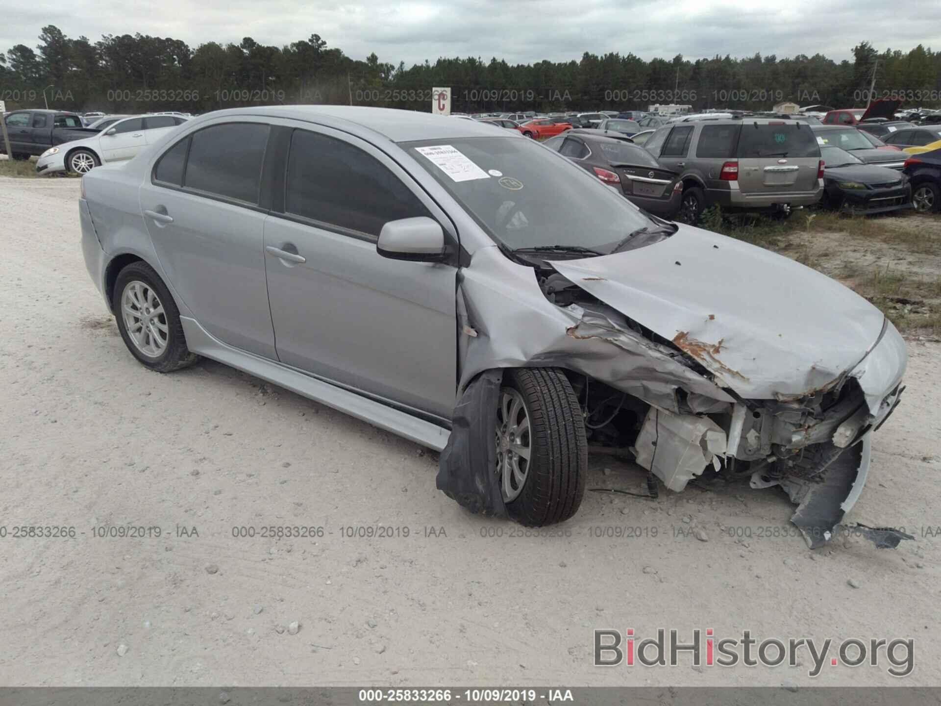 Photo JA32U2FU9CU024439 - MITSUBISHI LANCER 2012