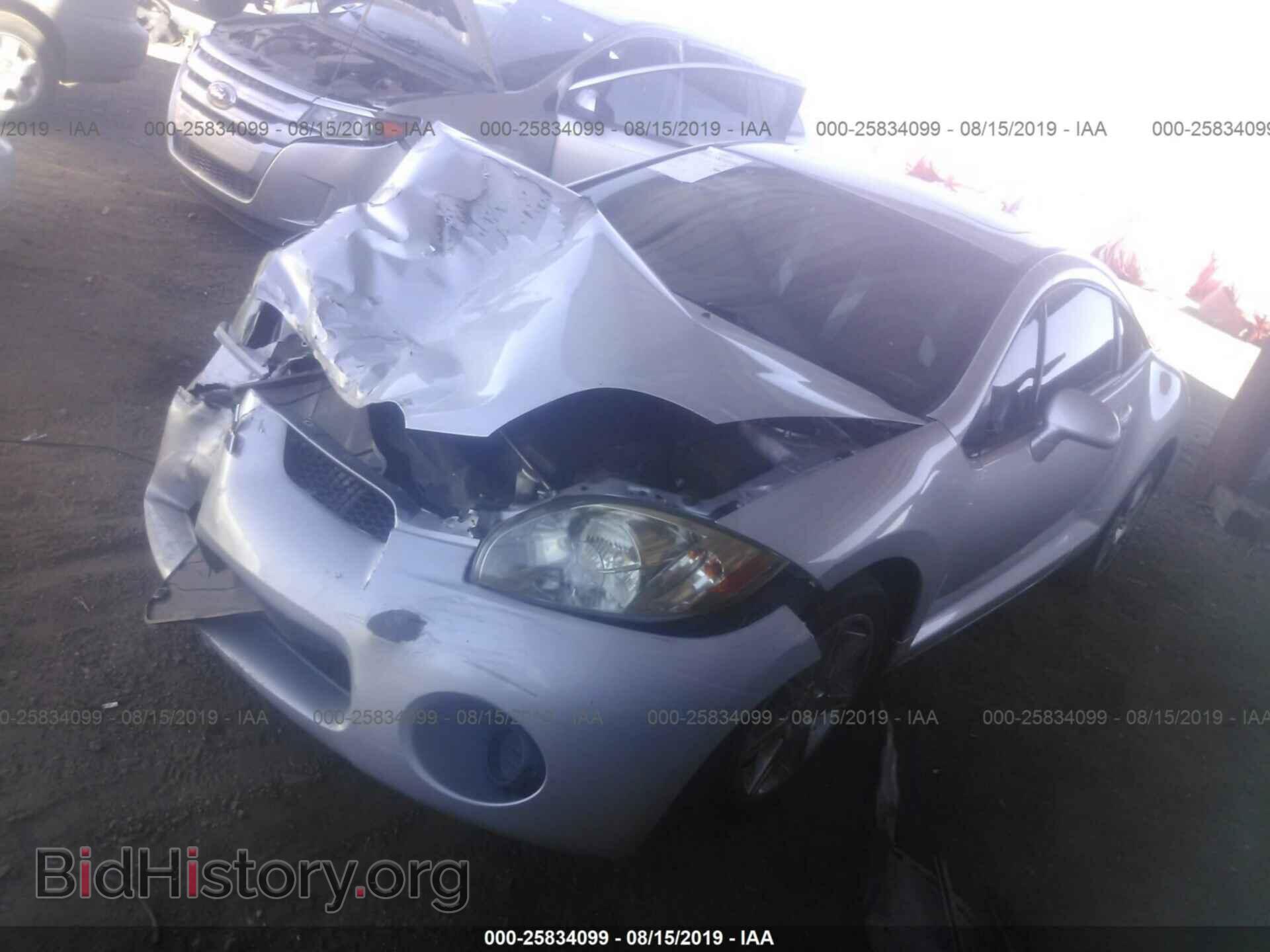 2007 MITSUBISHI ECLIPSE - VIN: 4A3AK64F27E073770 - Фото 2