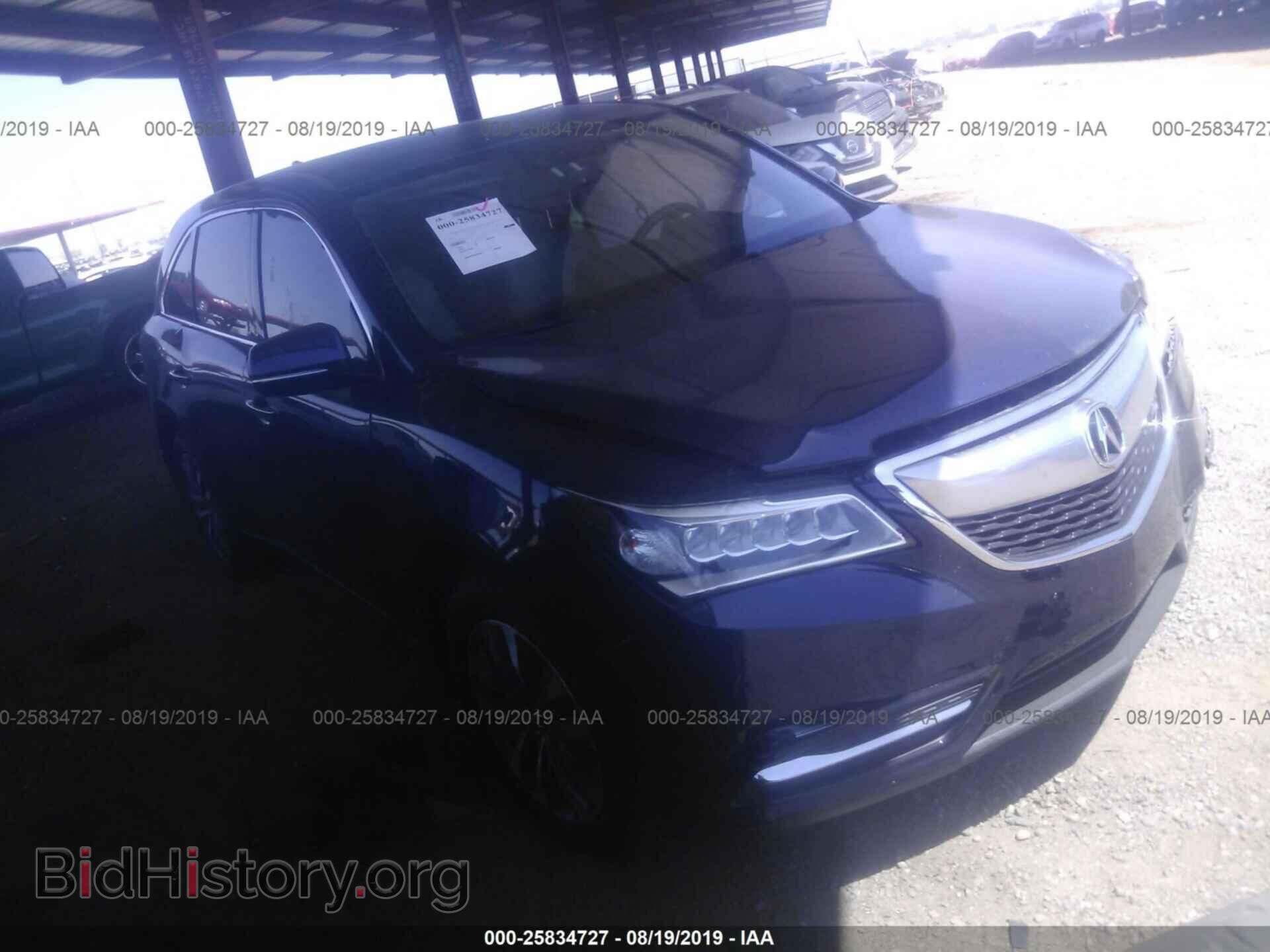 Фотография 5FRYD4H43EB008249 - ACURA MDX 2014