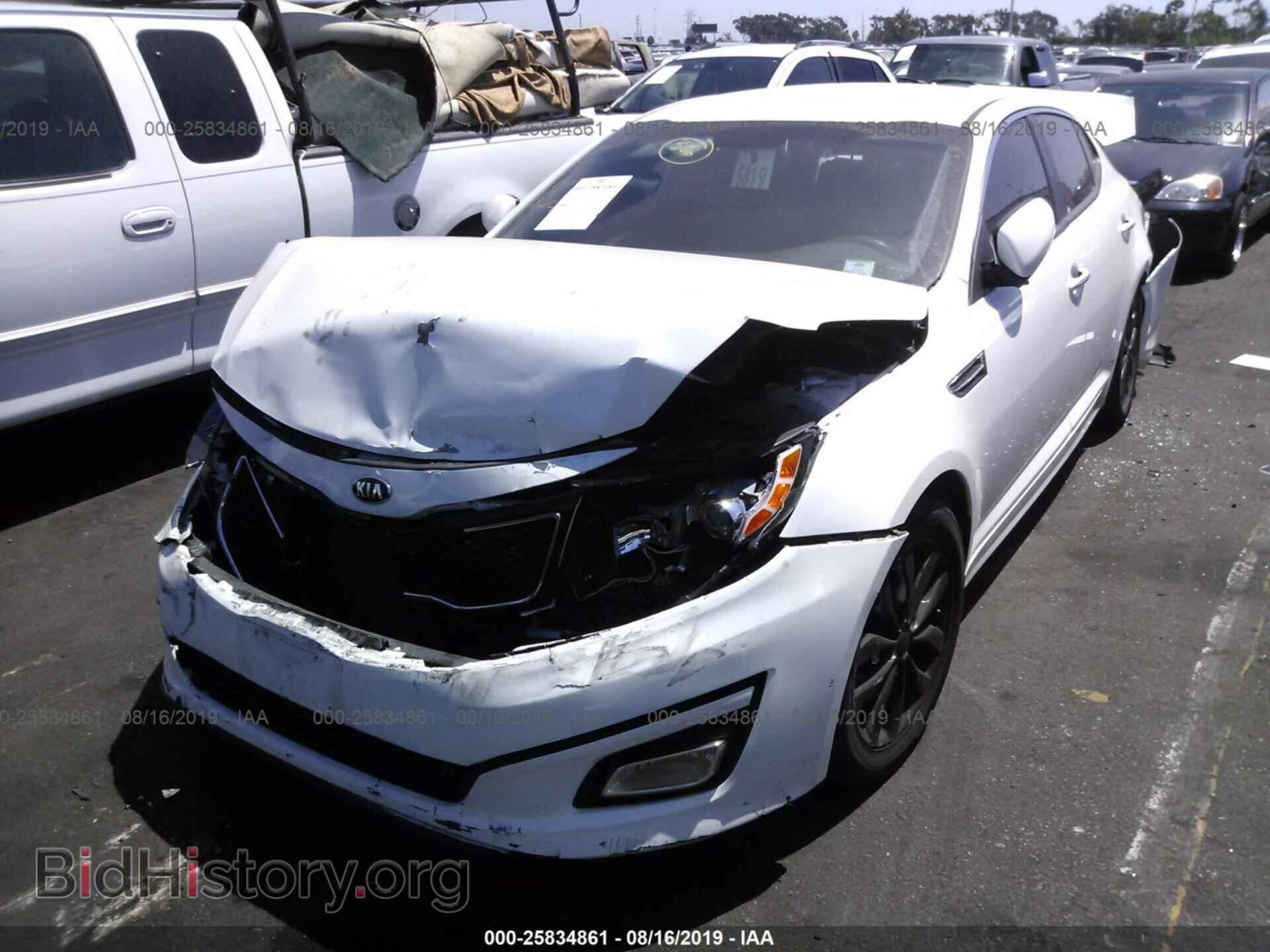 2014 KIA OPTIMA - VIN: 5XXGM4A71EG326529 - Photo 2