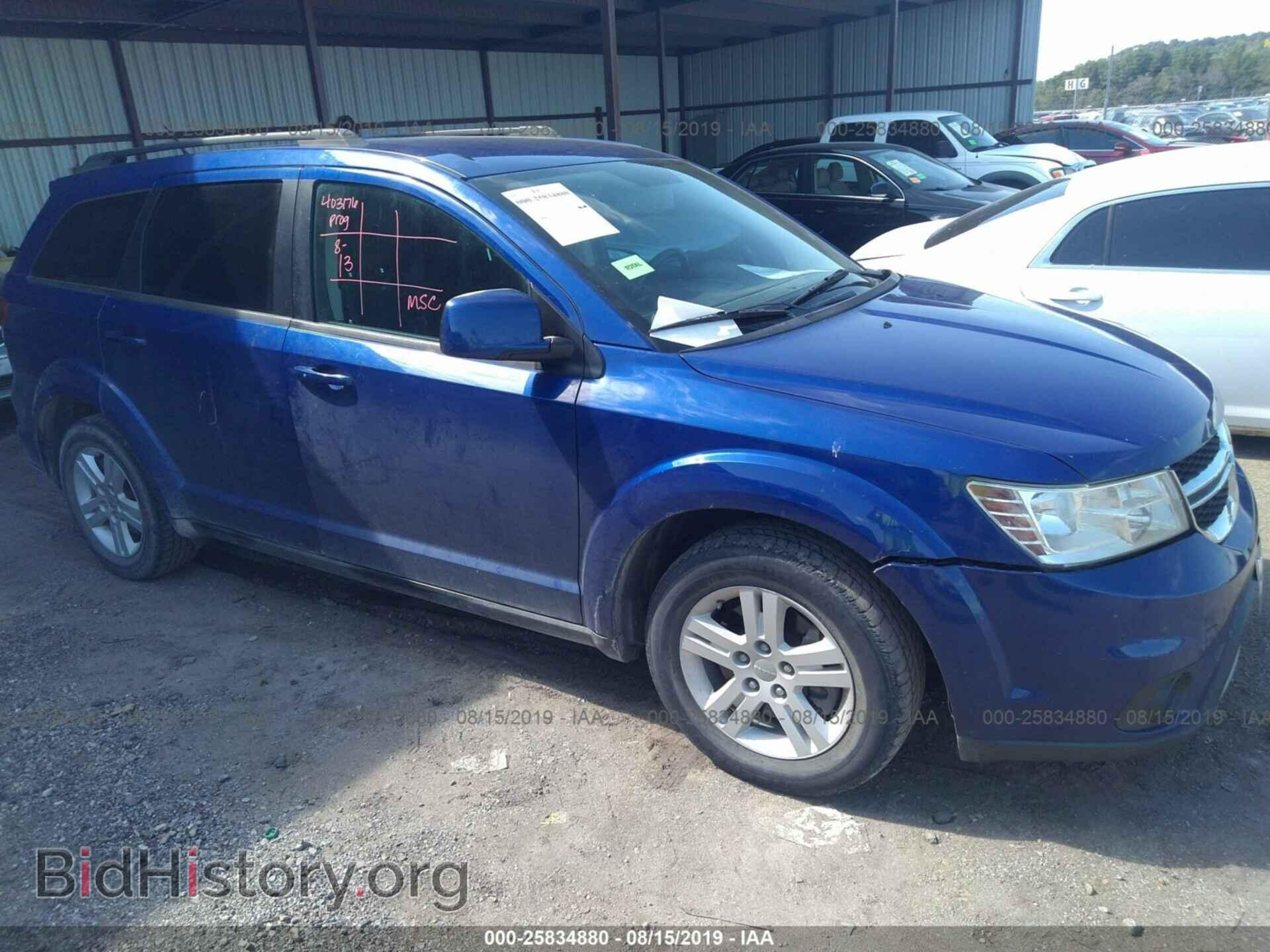 Фотография 3C4PDCBB5CT356342 - DODGE JOURNEY 2012