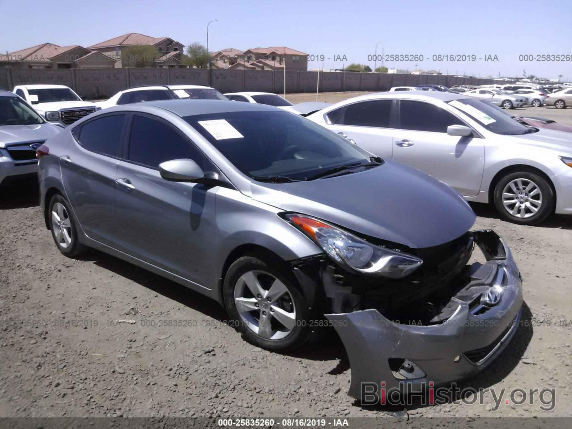 Photo KMHDH4AE0DU487268 - HYUNDAI ELANTRA 2013