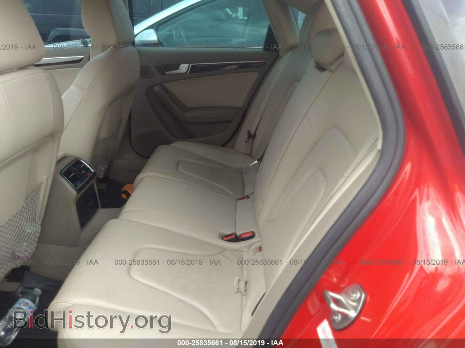 2012 AUDI A4 - VIN: WAUFFAFL4CA114272 - Photo 8