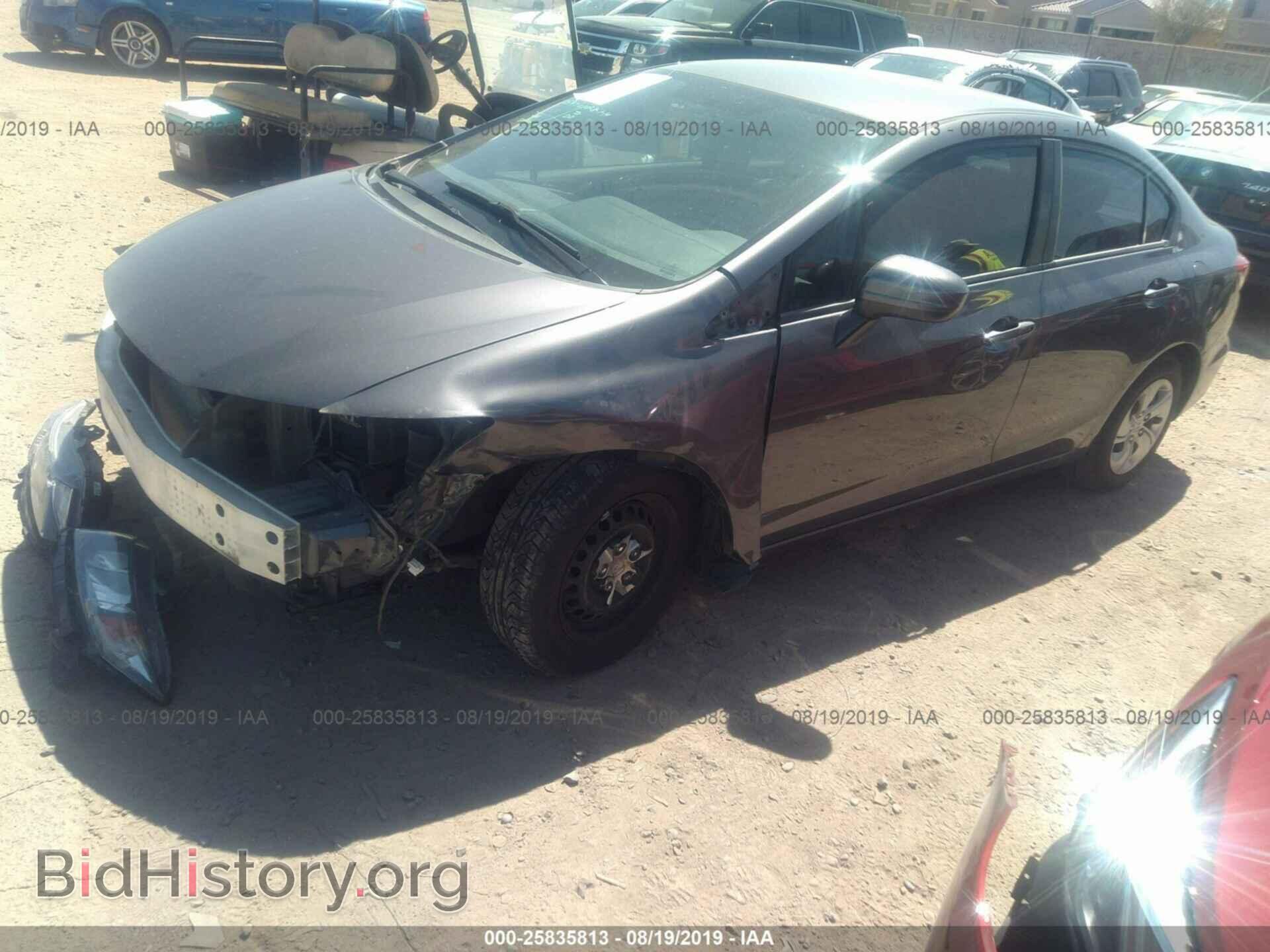 2014 HONDA CIVIC - VIN: 19XFB2F58EE005853 - Фото 2