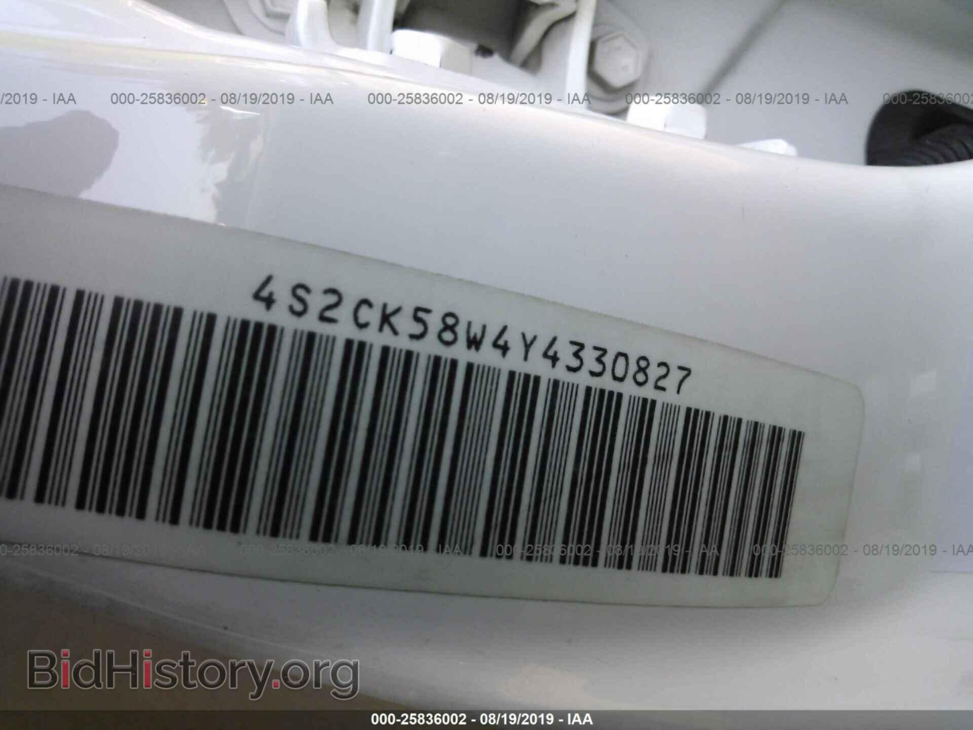 2000 ISUZU RODEO - VIN: 4S2CK58W4Y4330827 - Фото 9