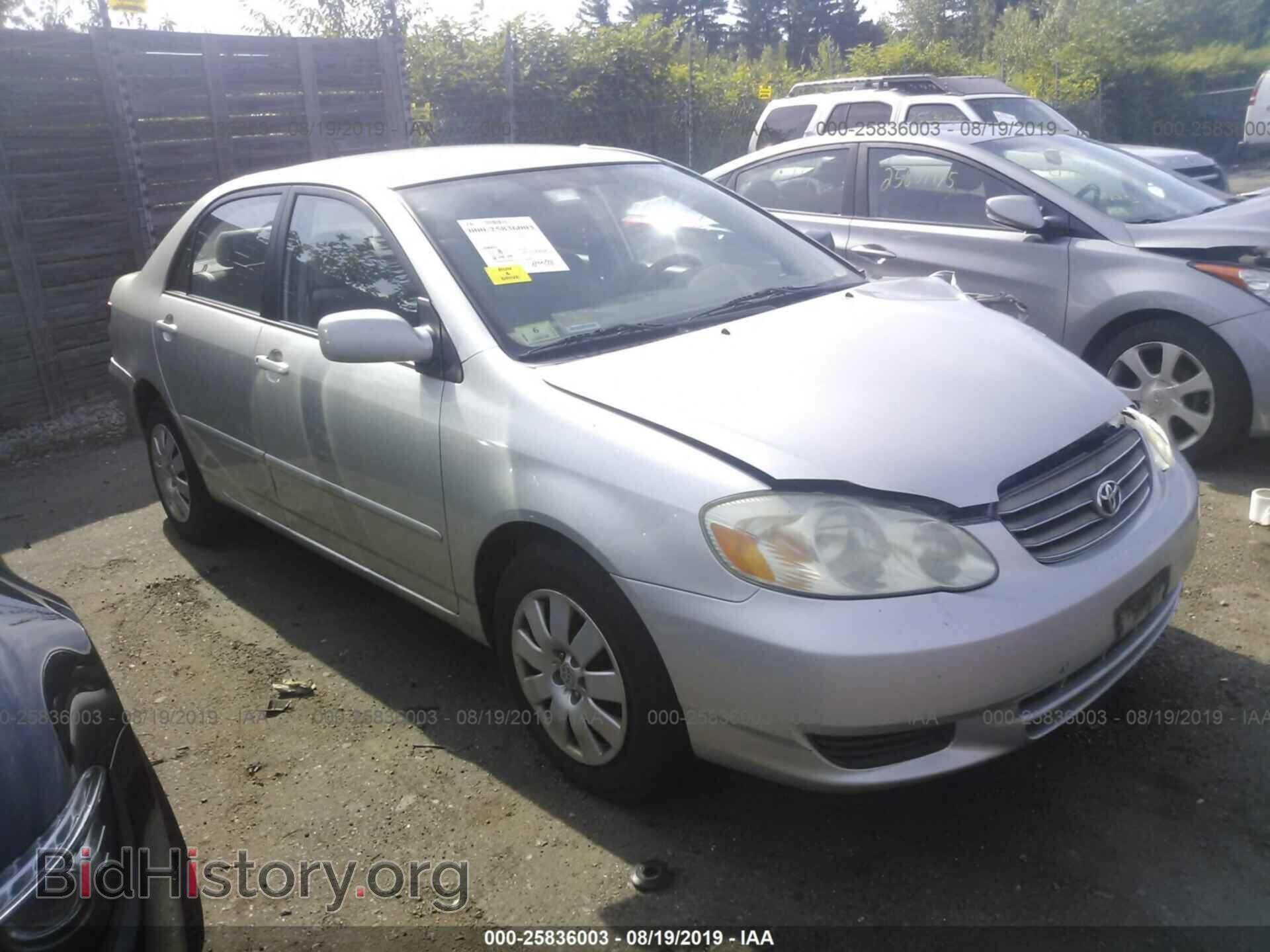 Photo JTDBR32E430049330 - TOYOTA COROLLA 2003