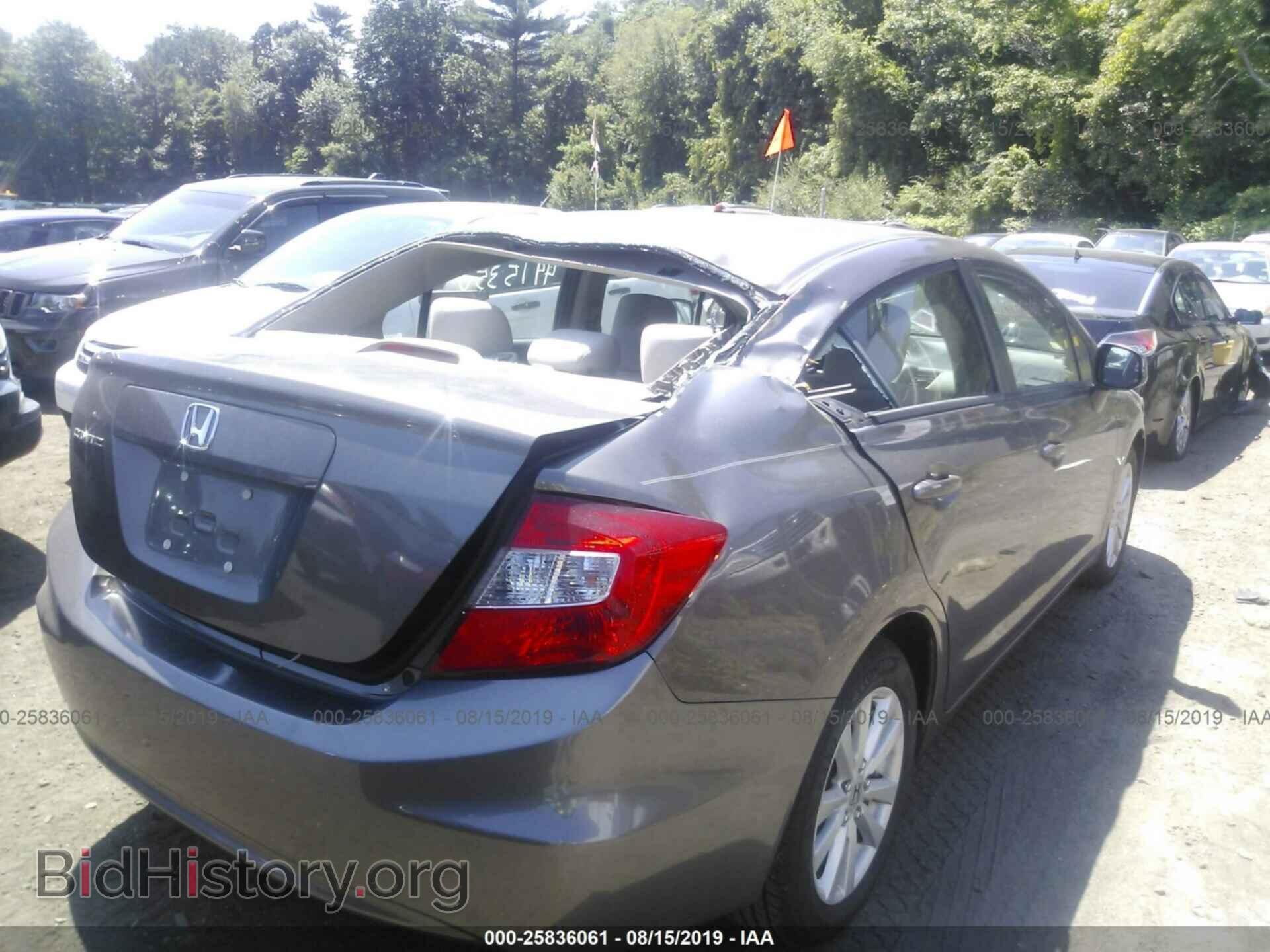 2012 HONDA CIVIC - VIN: 2HGFB2F87CH540072 - Фото 6