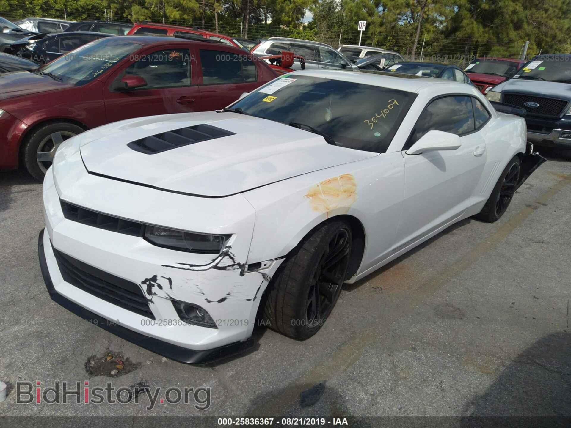 2014 CHEVROLET CAMARO - VIN: 2G1FS1EW2E9304007 - Фото 2
