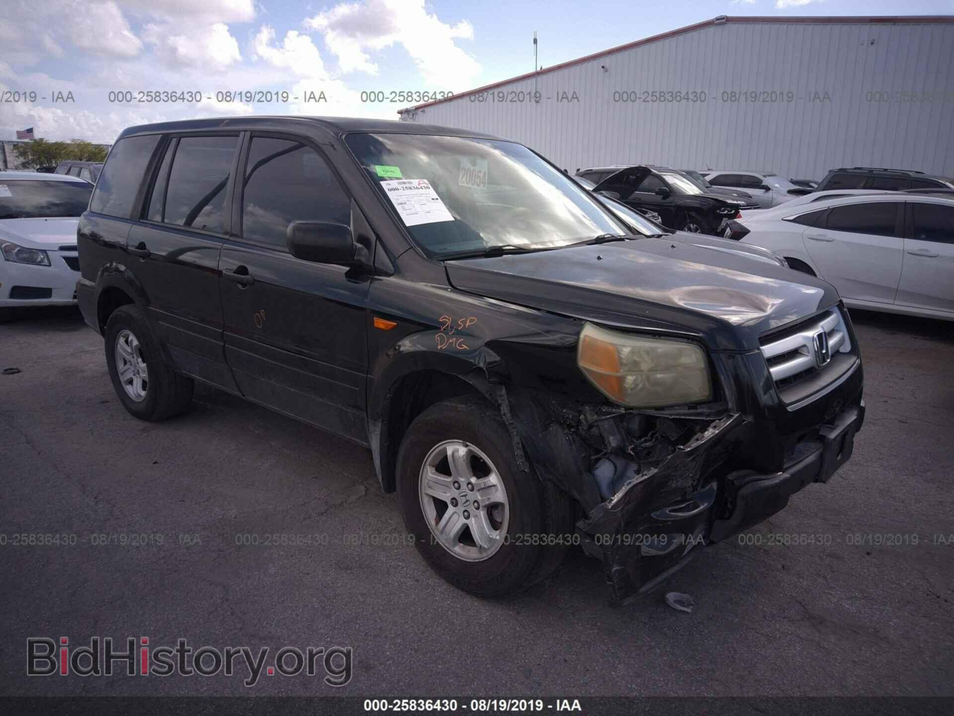 Фотография 5FNYF28126B024451 - HONDA PILOT 2006