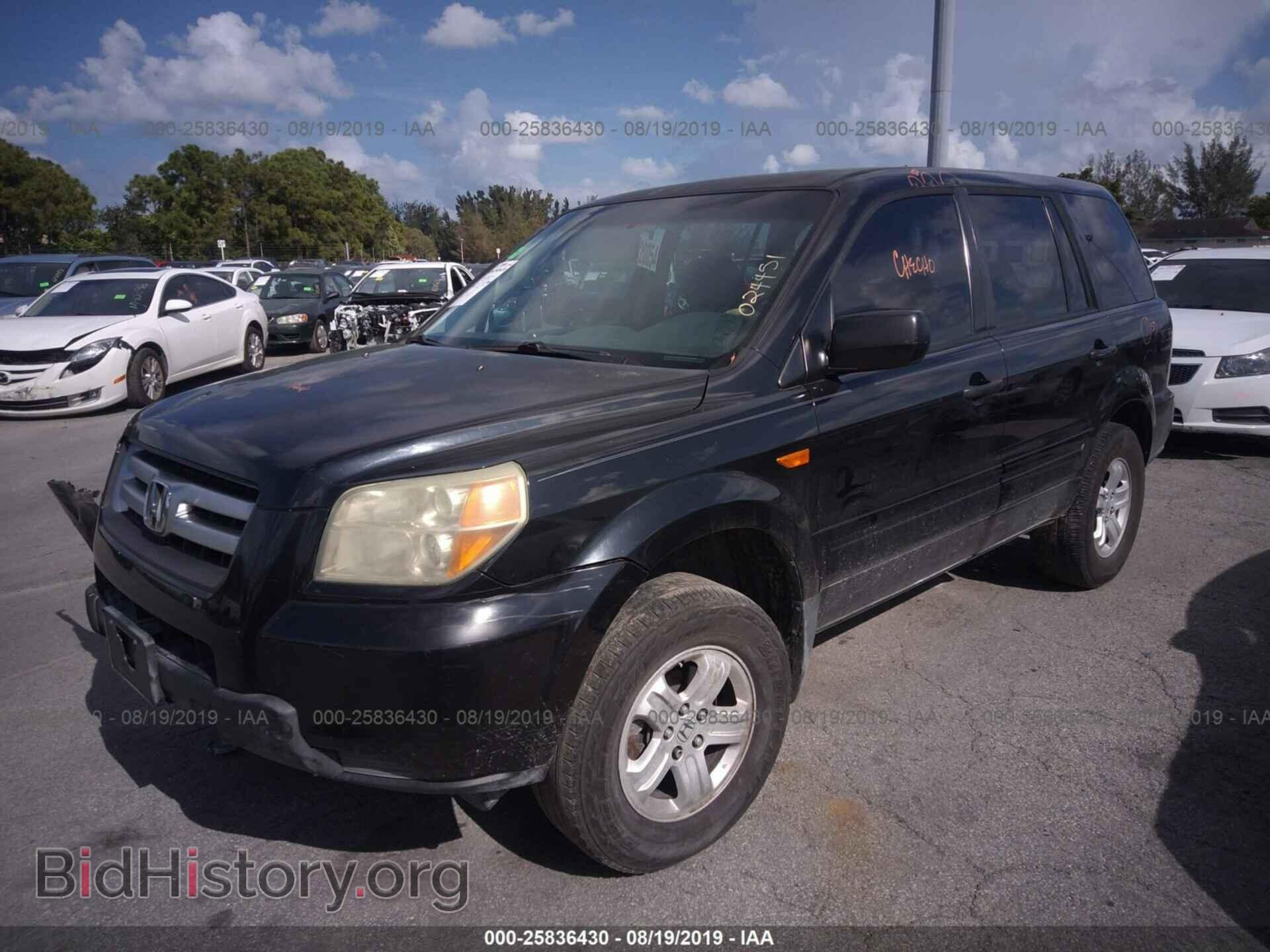 2006 HONDA PILOT - VIN: 5FNYF28126B024451 - Фото 2
