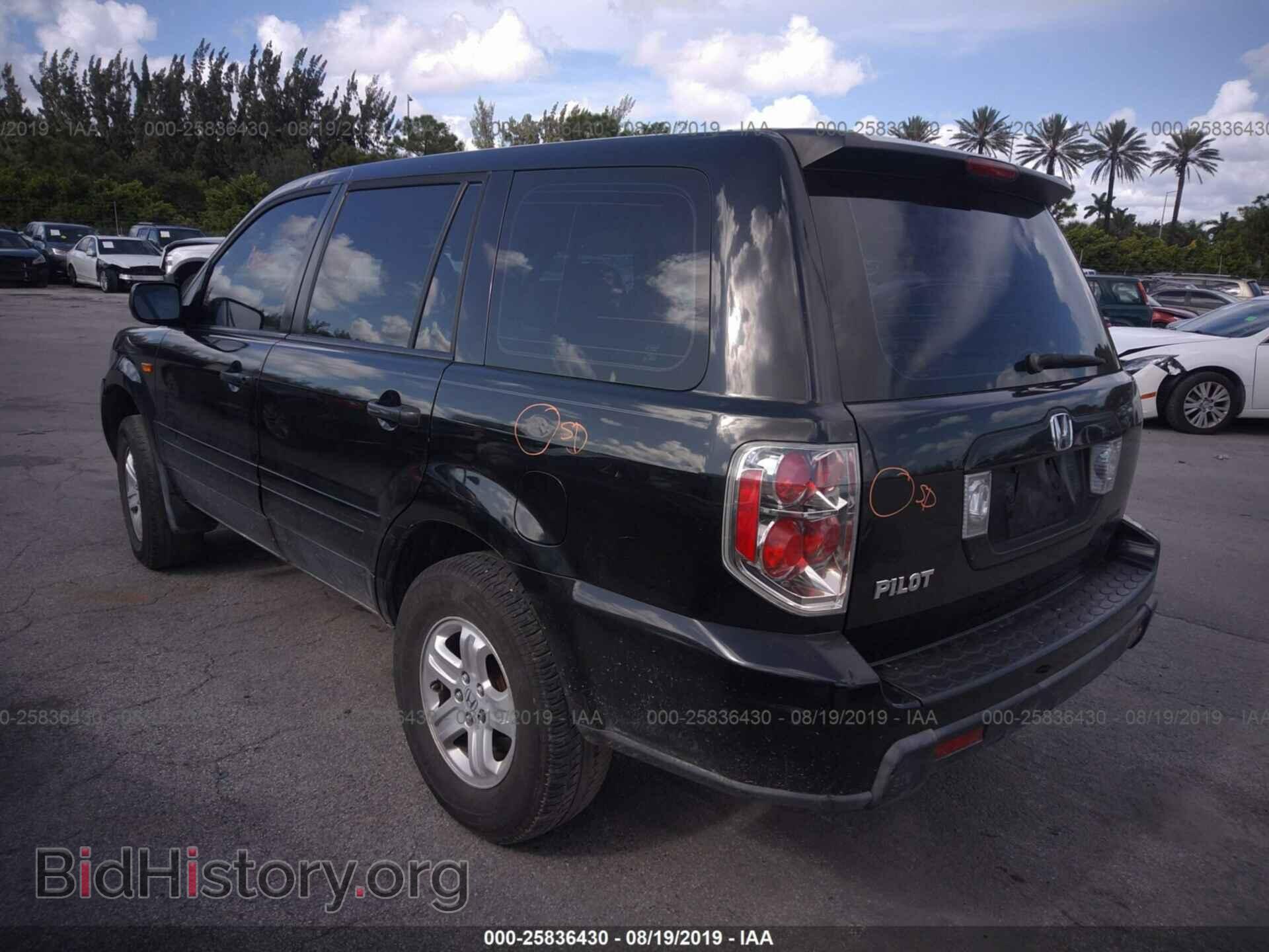 2006 HONDA PILOT - VIN: 5FNYF28126B024451 - Фото 3
