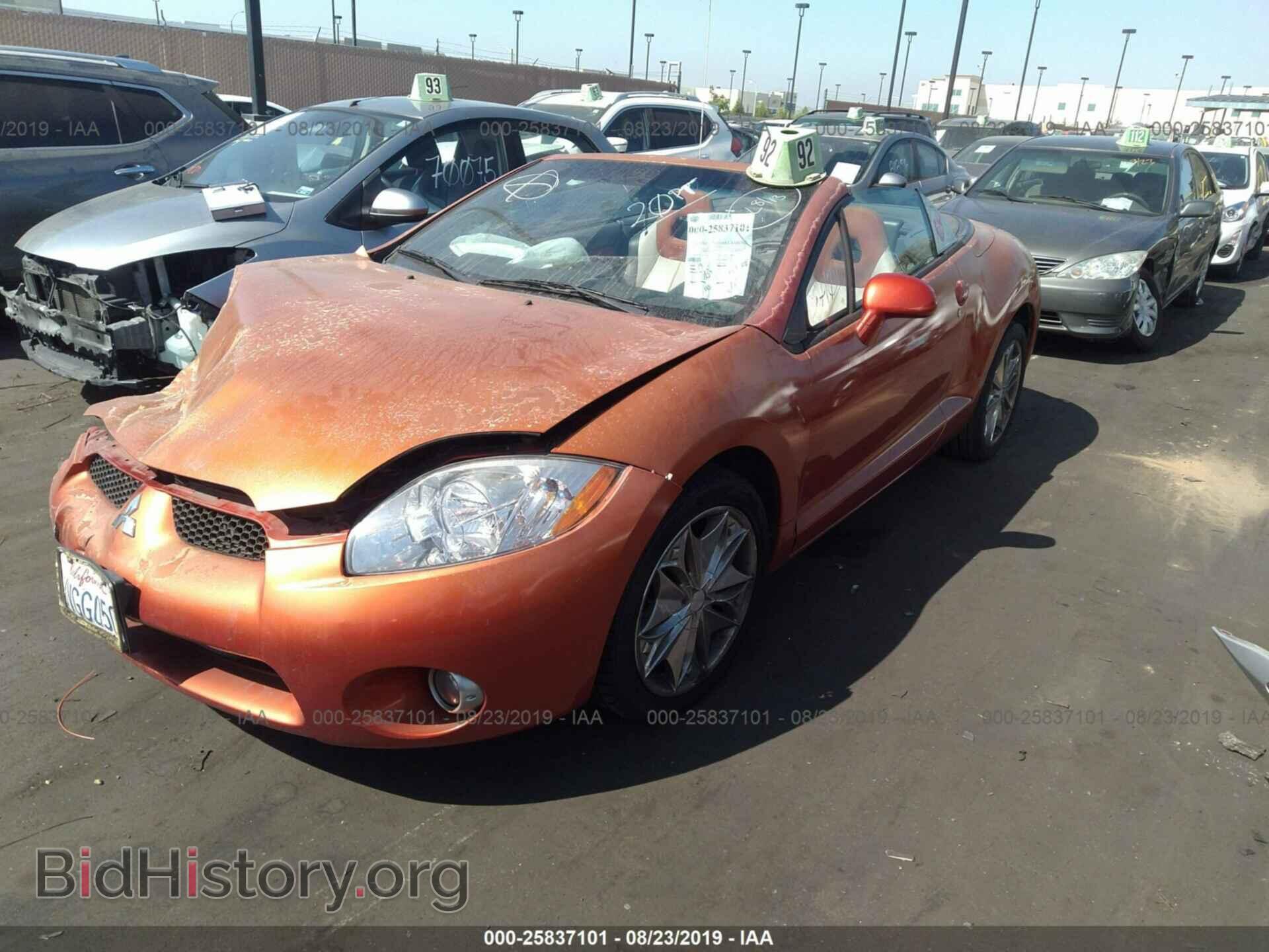 2007 MITSUBISHI ECLIPSE - VIN: 4A3AL35TX7E001151 - Фото 2
