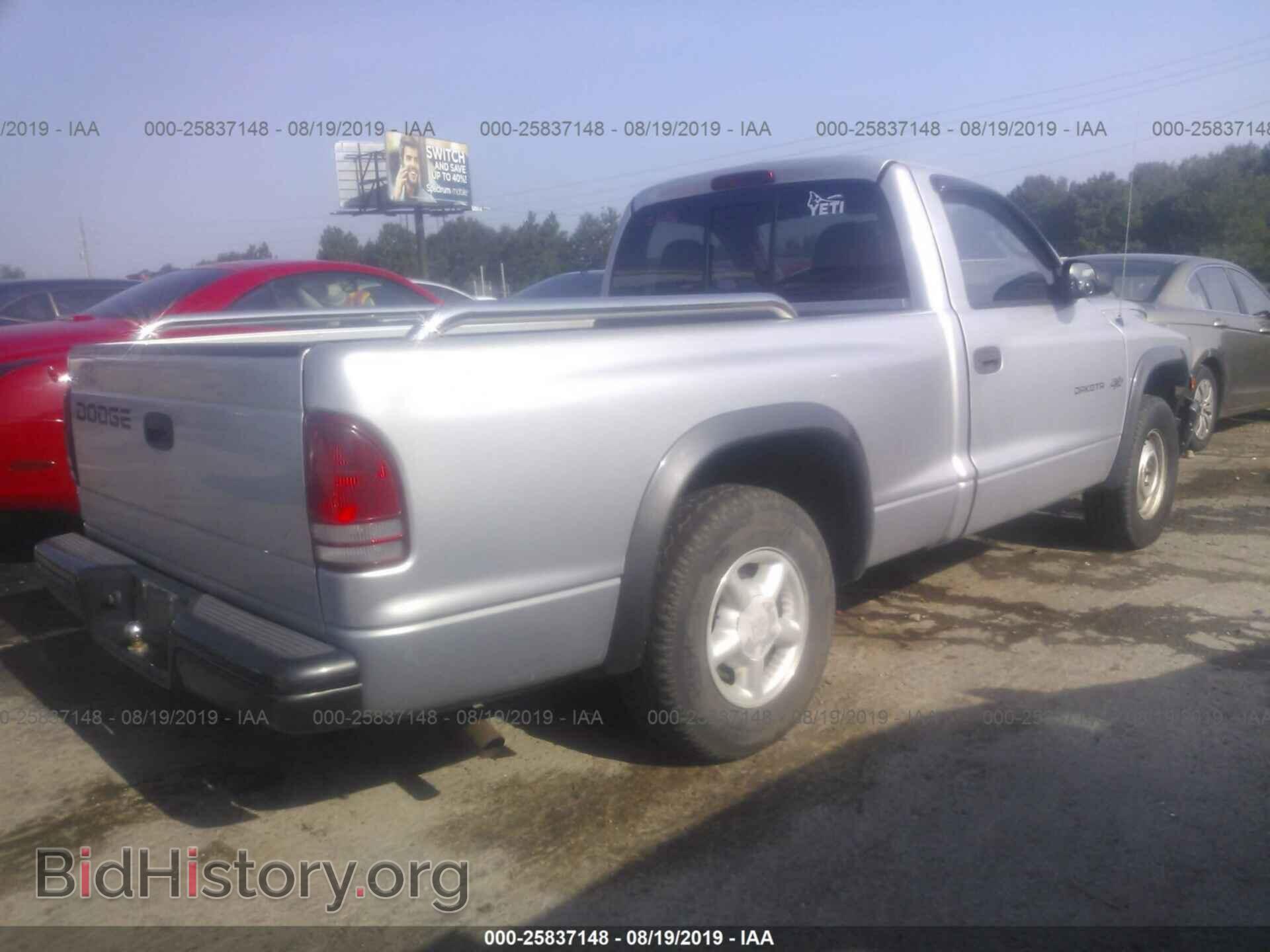 2002 DODGE DAKOTA - VIN: 1B7FL16X72S524166 - Фото 4